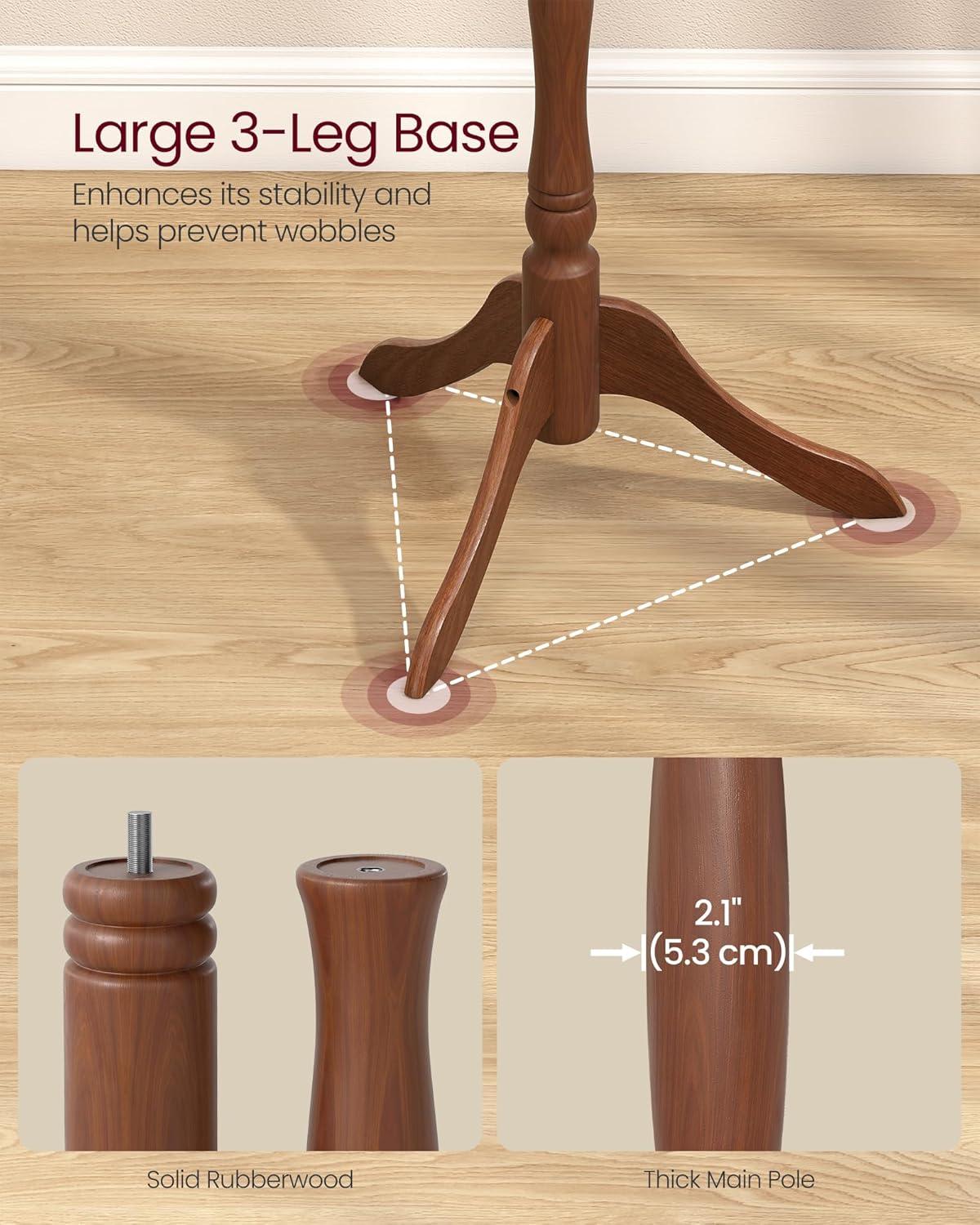 Red Barrel Studio® Coat Rack Free Standing With 11 Hooks