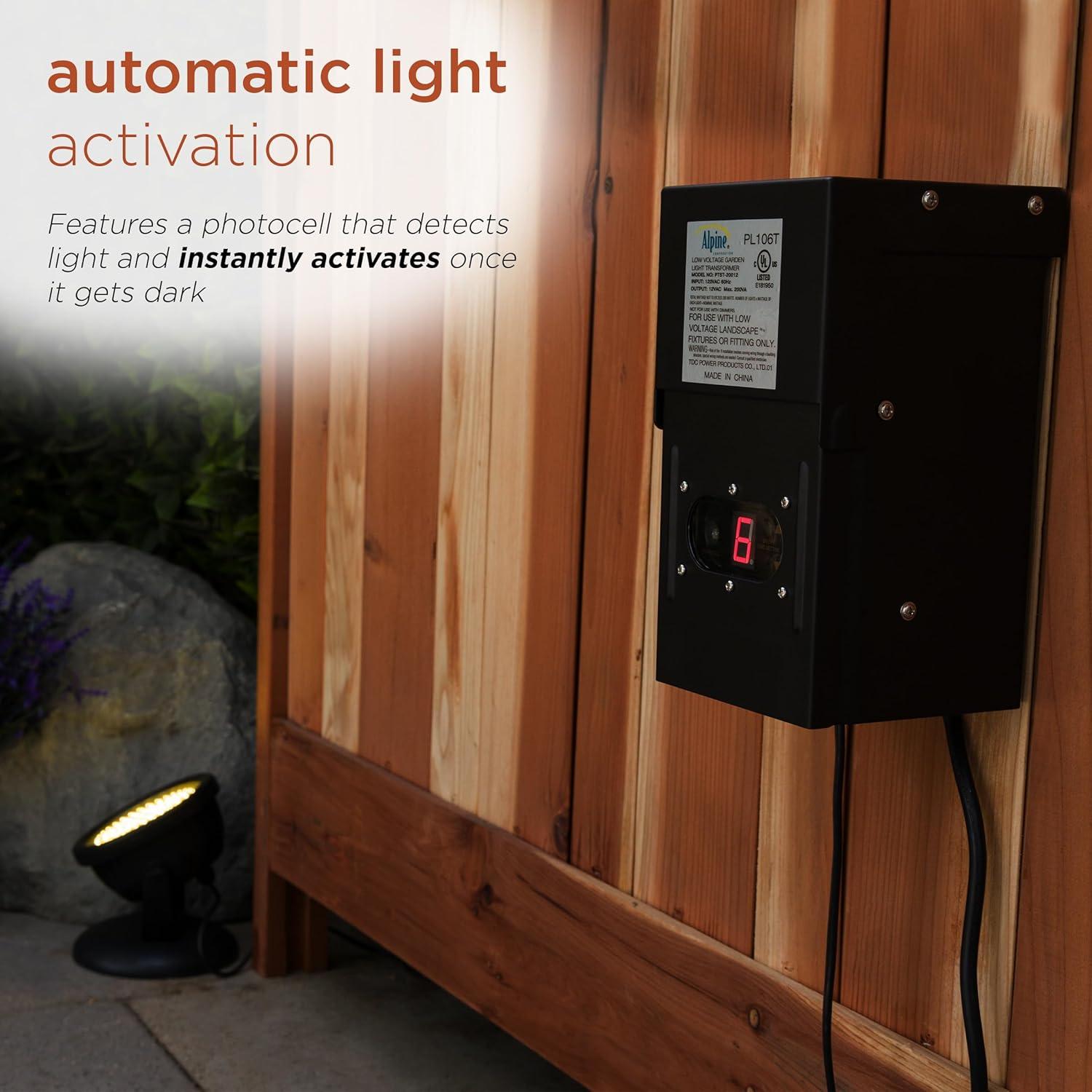 200 Watt Transformer with Timer and Photo Cell