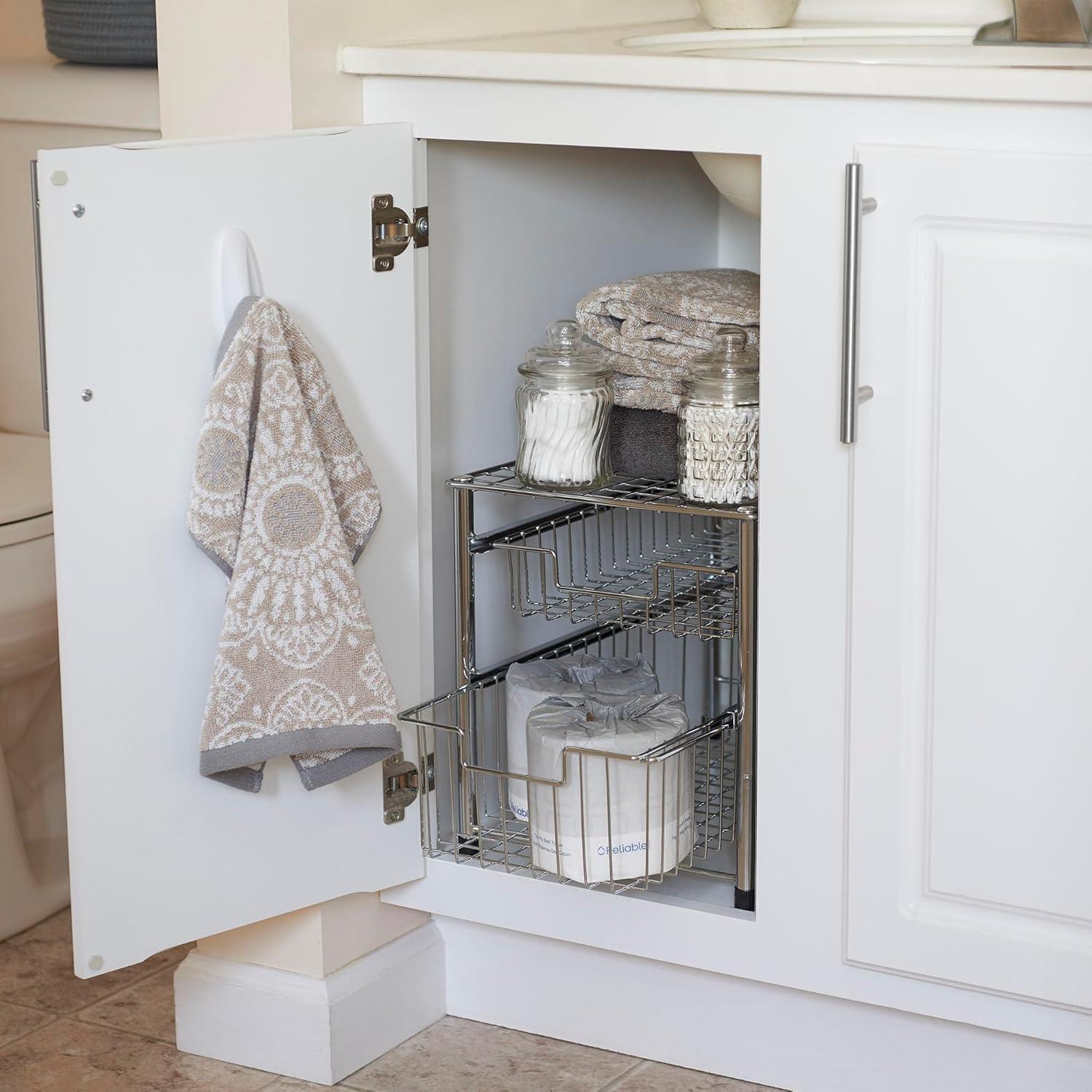 Household Essentials Cabinet Shelving Rack