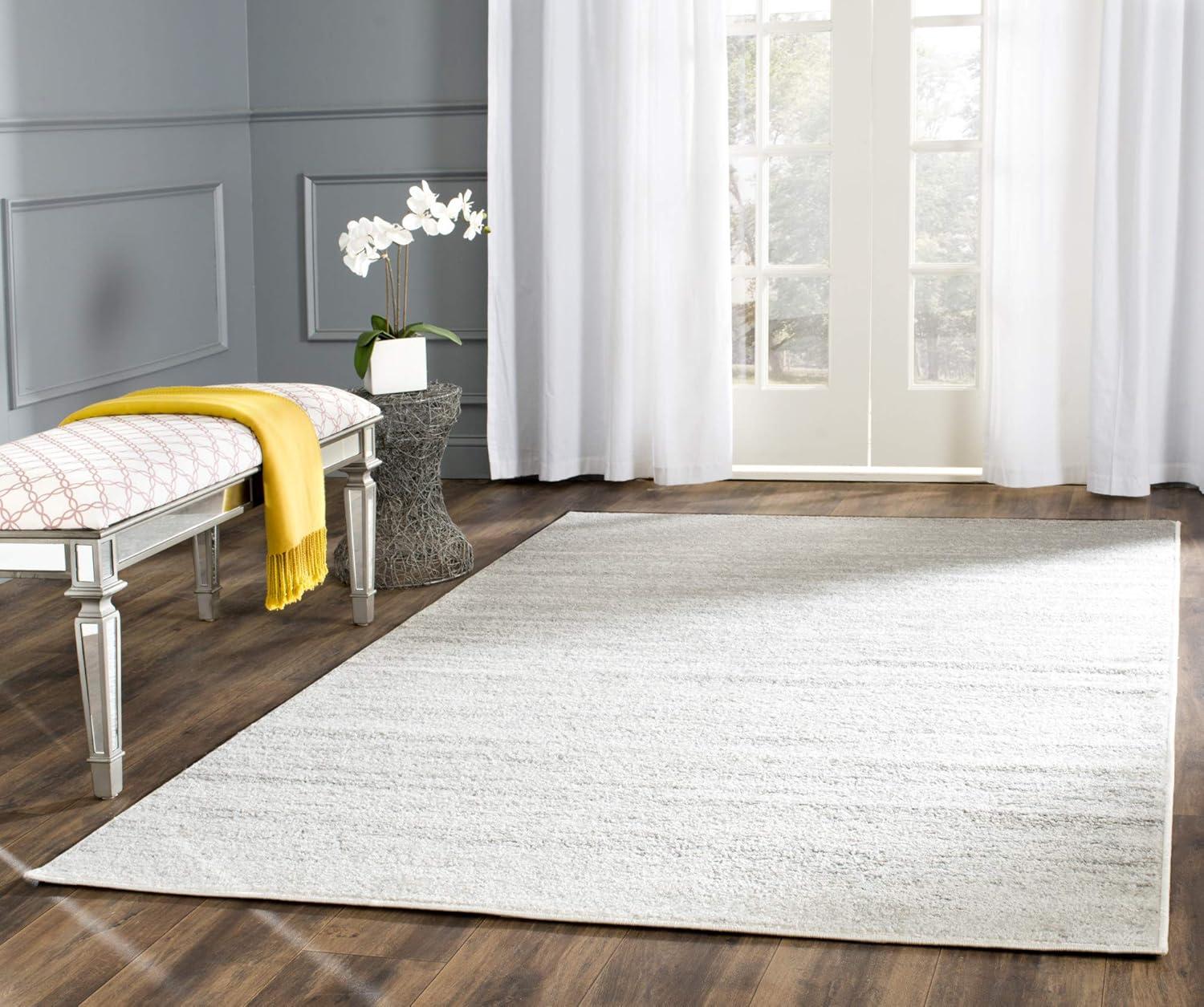 Adirondack ADR113 Machine Made Indoor Area Rug - Light Blue/Dark Blue - 5'-1"x7'-6" - Safavieh