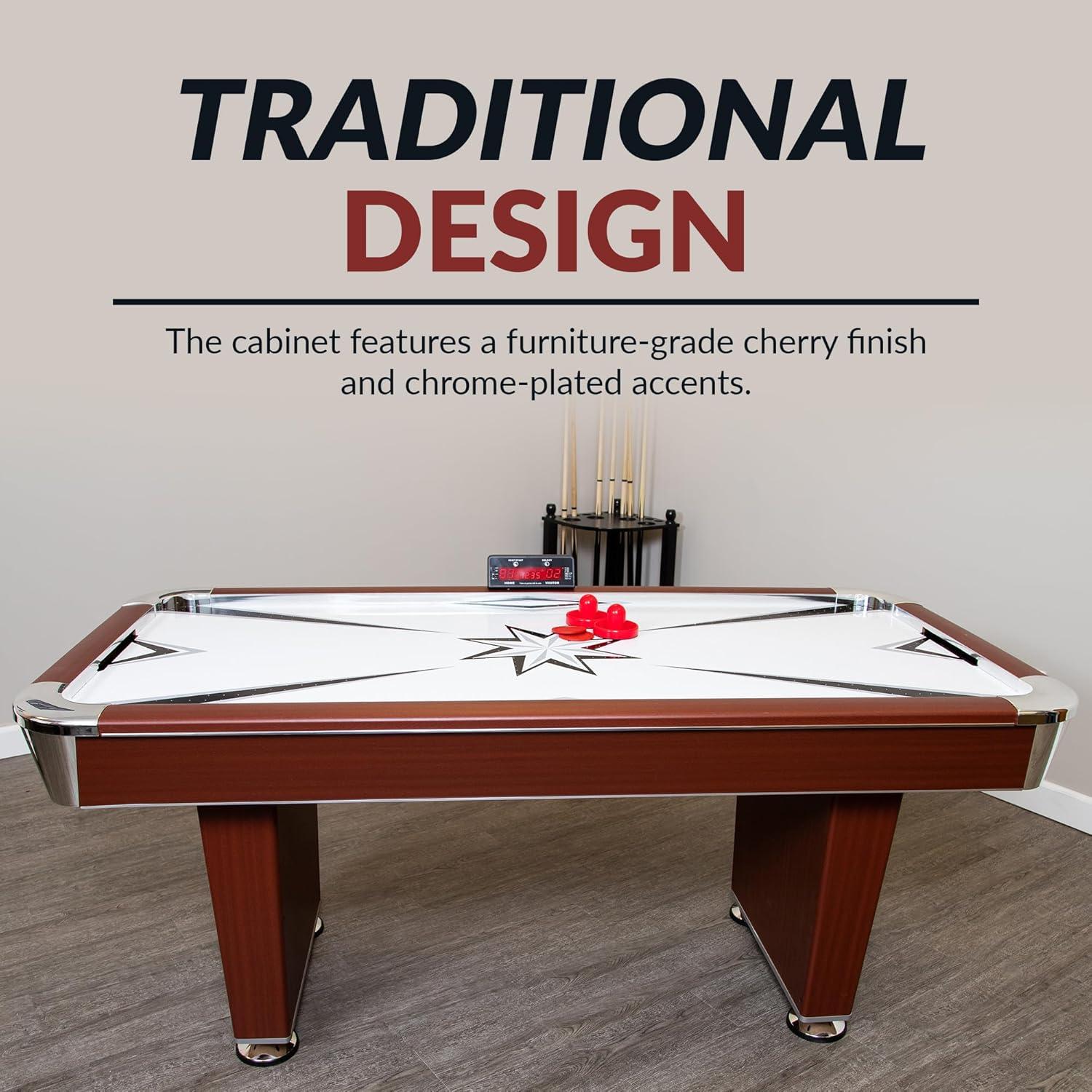 Midtown 72'' 2 - Player Air Hockey Table with Digital Scoreboard