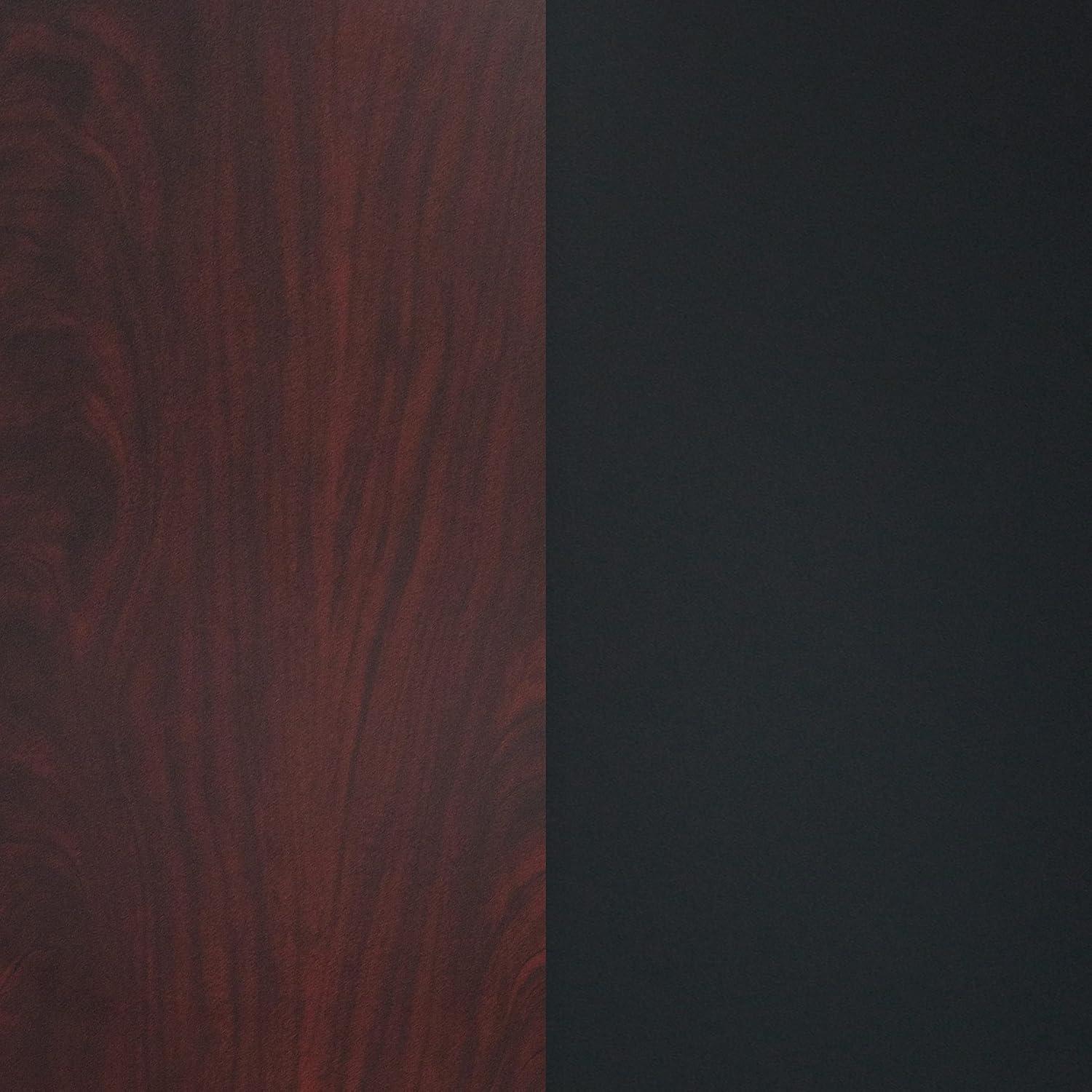 Flash Furniture 36'' Round Table Top with Black or Mahogany Reversible Laminate Top