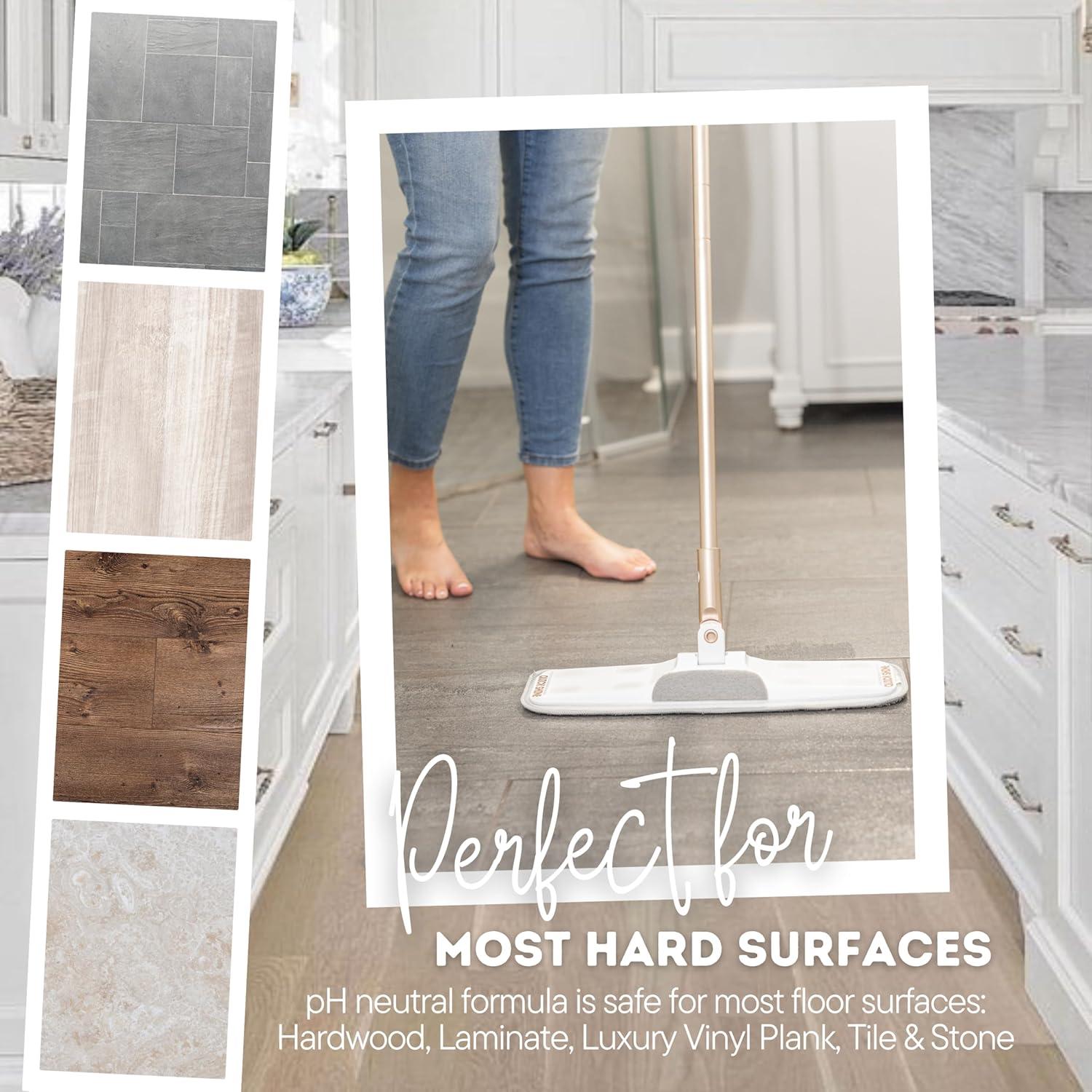 Quick Shine Multi-Surface Floor Finish & Polish, PFAS-Free Formula, 64 fl oz