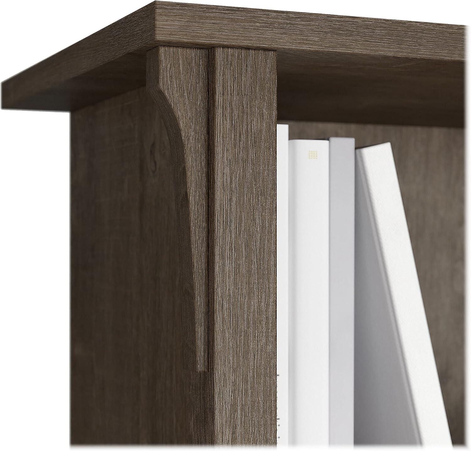 Khadesha Tall 5 Shelf Bookcase - Set Of 2