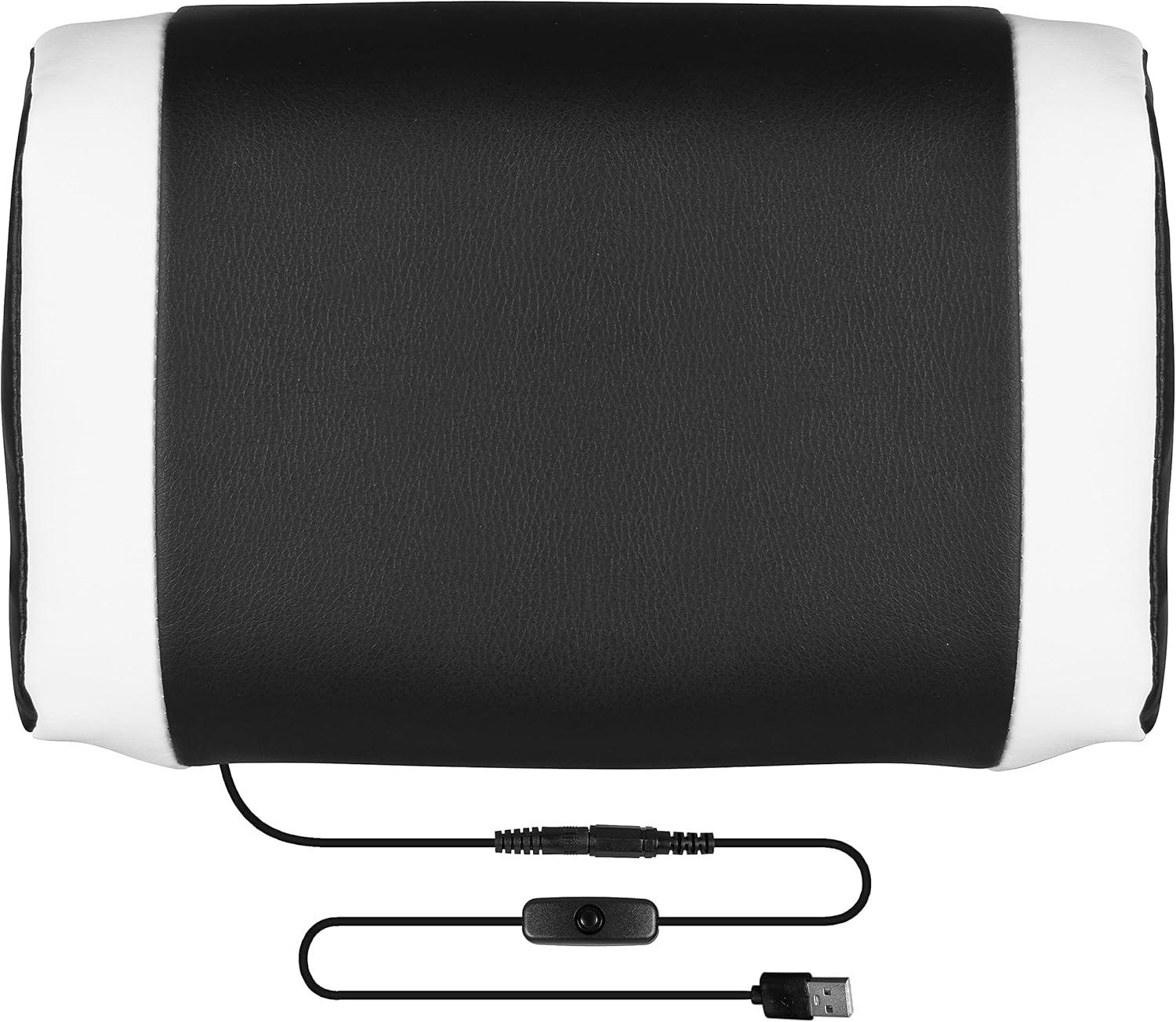 Flash Furniture X40 Gaming Chair Racing Ergonomic Computer Chair with Fully Reclining Back/Arms, Slide-Out Footrest, Massaging Lumbar - White