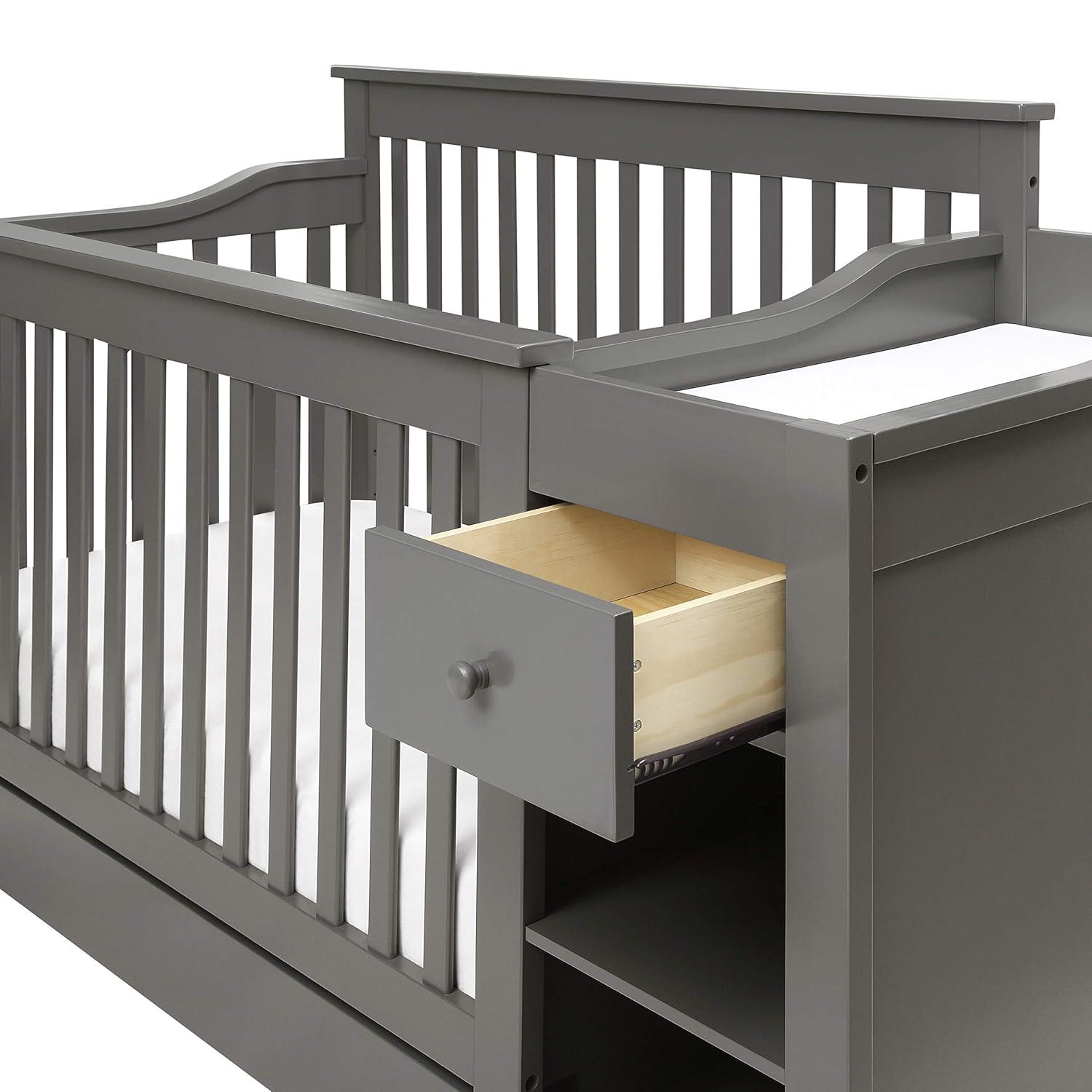 DaVinci Piedmont 4-in-1 Crib and Changer Combo - Slate