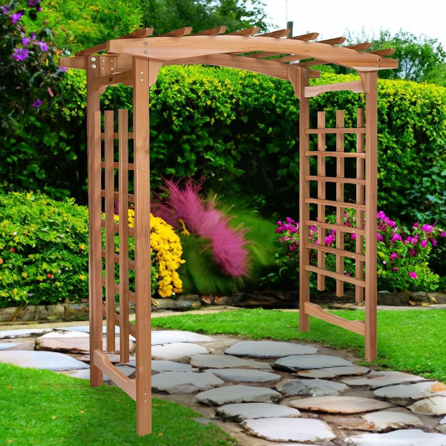 All Things Cedar GA87 Garden Arbor - 60L x 25W x 86H