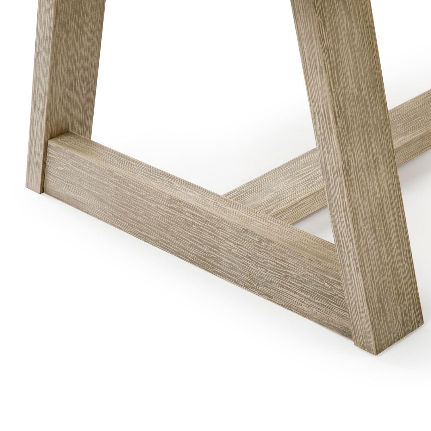 Plank+Beam Solid Wood Classic Rectangular Coffee Table, 48" Farmhouse Coffee Table