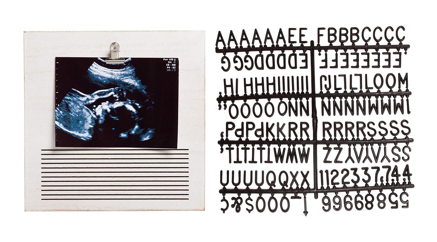 LETTERBOARD SONOGRAM Frame by Pearhead - 3x4