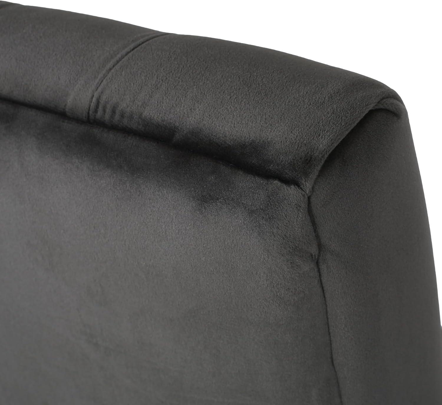 Set of 2 Saltillo New Velvet Dining Chair Charcoal - Christopher Knight Home: Upholstered, Button Tufted