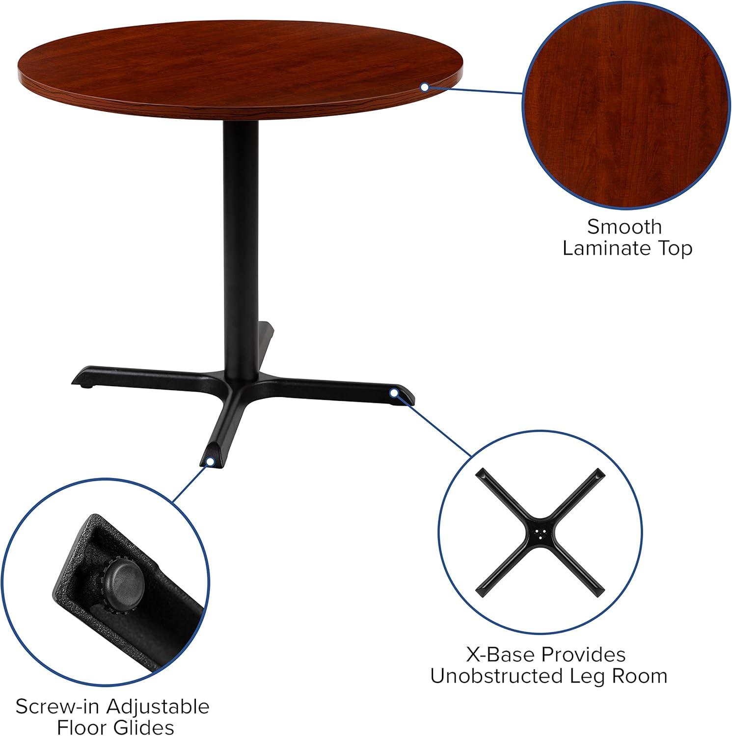 Flash Furniture 36" Round Multi-Purpose Conference Table - Meeting Table for Office