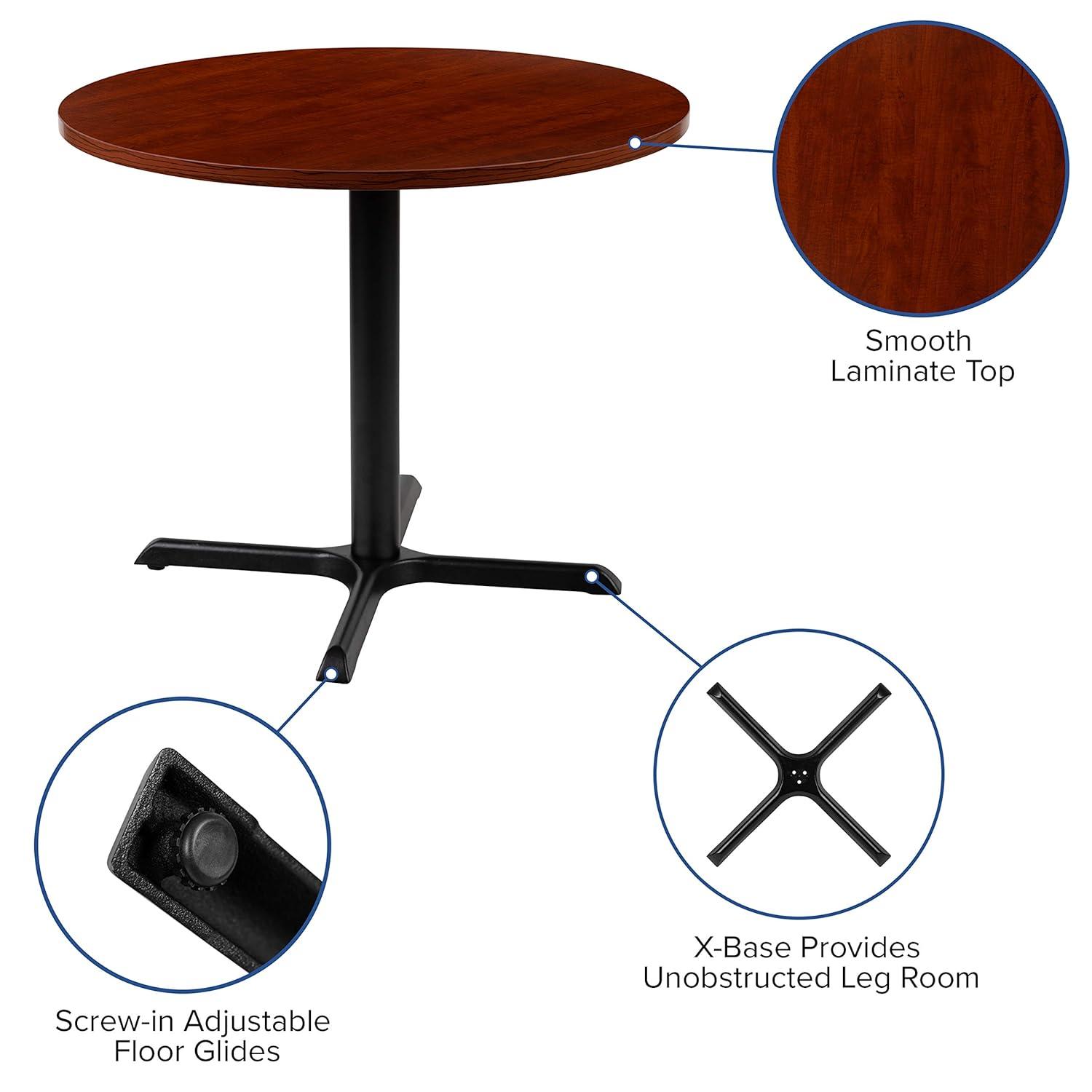 Flash Furniture 36" Round Multi-Purpose Conference Table - Meeting Table for Office