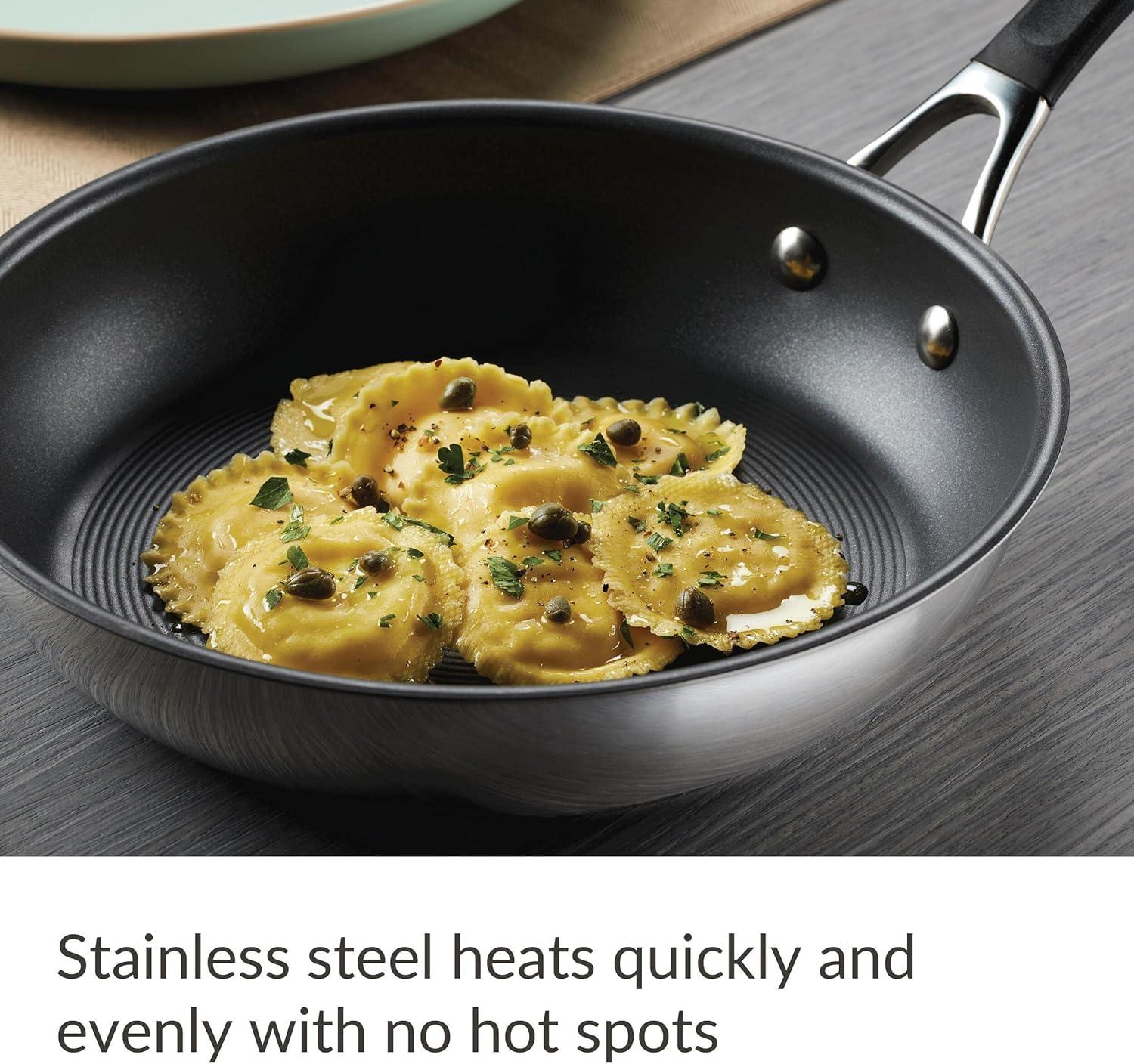 Circulon 11 Piece Momentum Stainless Steel Nonstick Pots and Pans