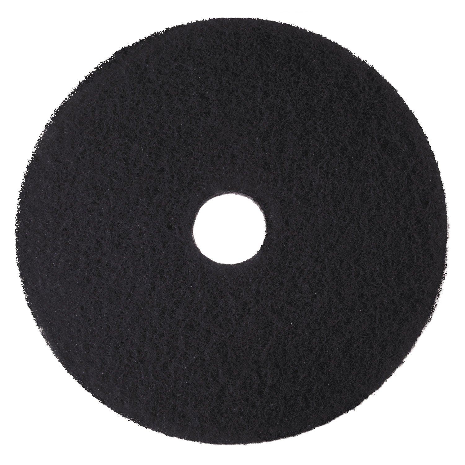 14-Inch Black High Productivity Floor Stripping Pad