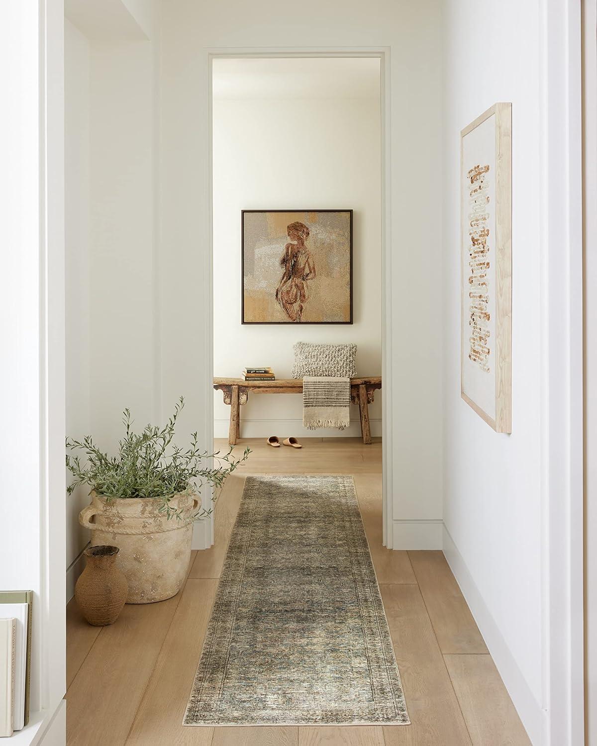 Amber Lewis x Loloi Morgan Sea / Sage Area Rug feat. CloudPile
