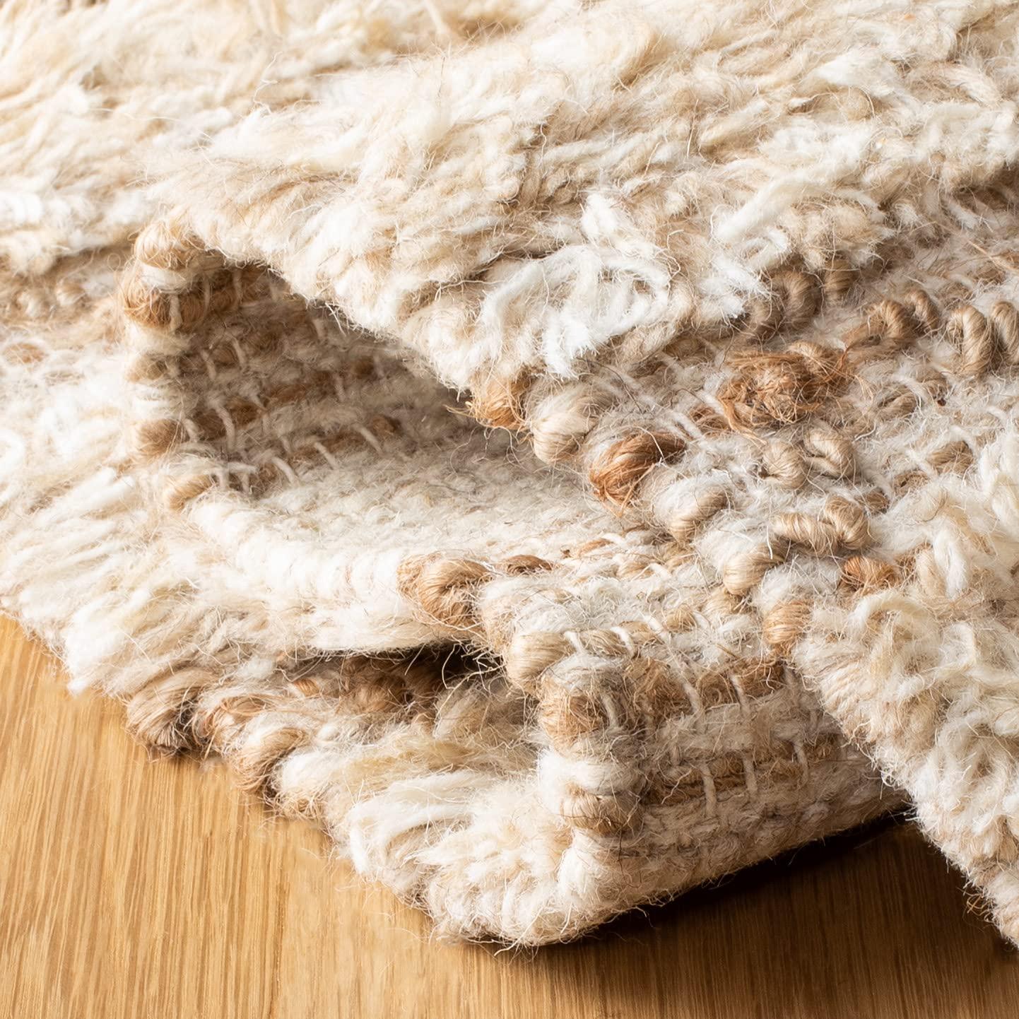 Natura NAT720 Hand Loomed Indoor Area Rug - Beige/Natural - 5'x8' - Safavieh
