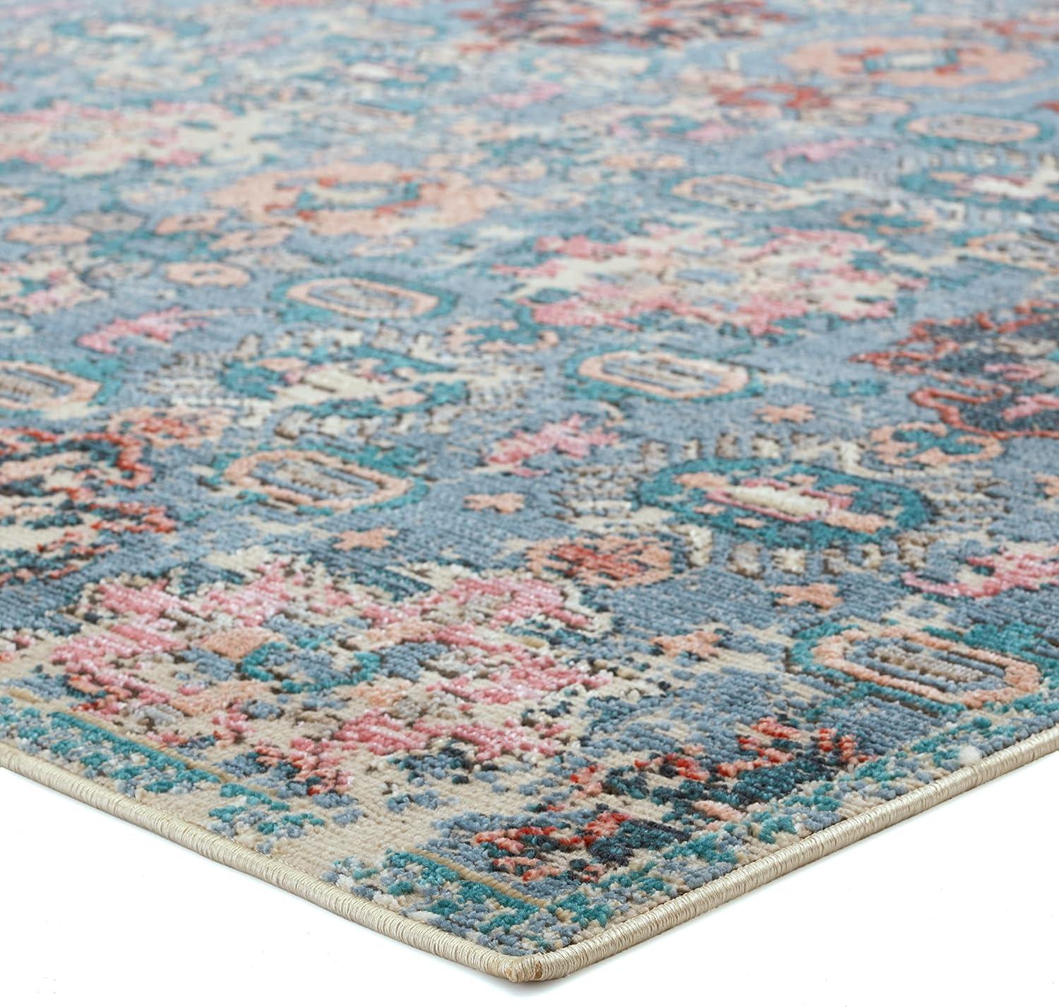 Jaipur Living Indoor Outdoor 2x4 Area Rug, Vintage, Purple/Gold