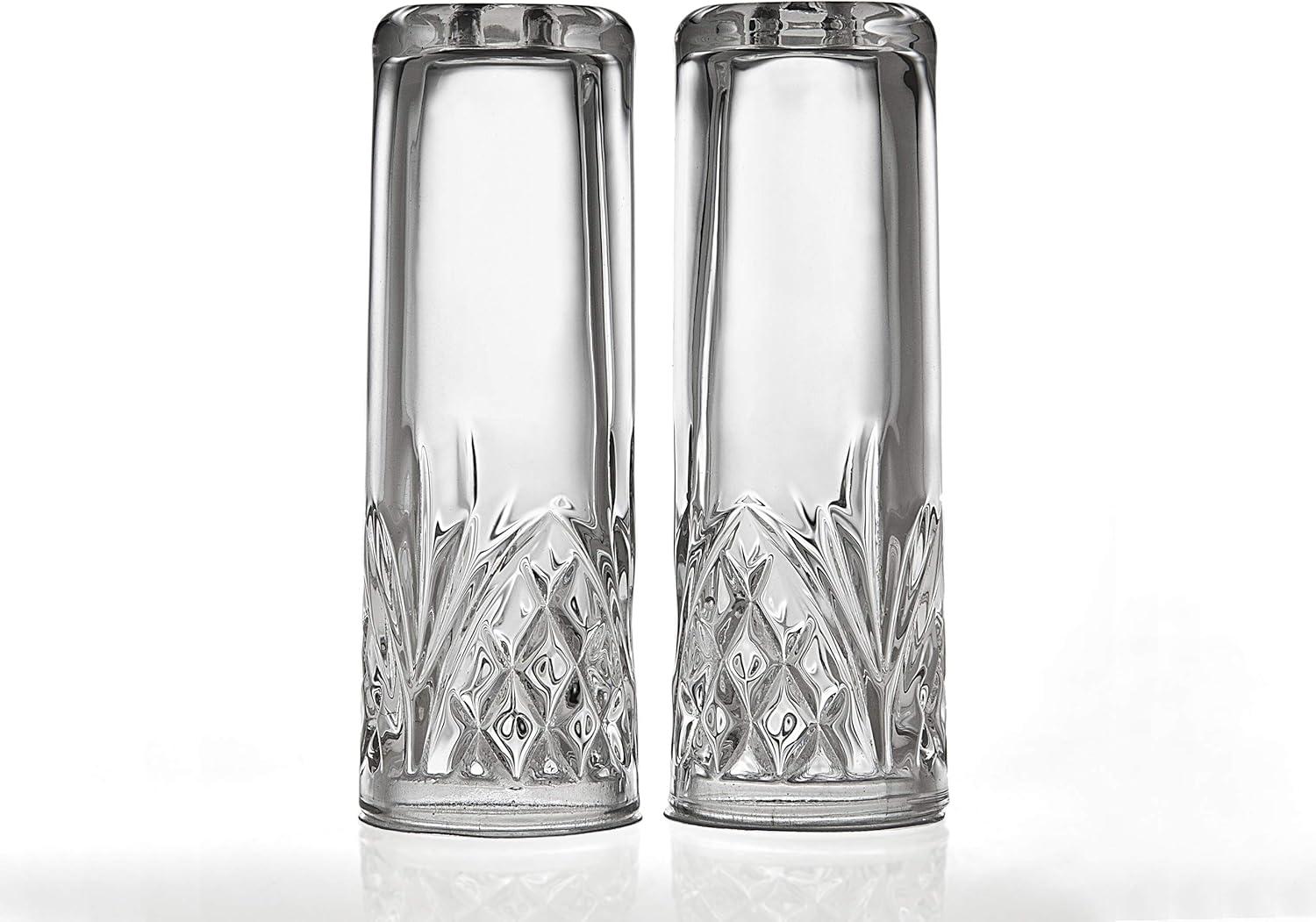 Godinger Silver Art Co Dublin Crystal Salt & Pepper Shaker Set (Set of 2)