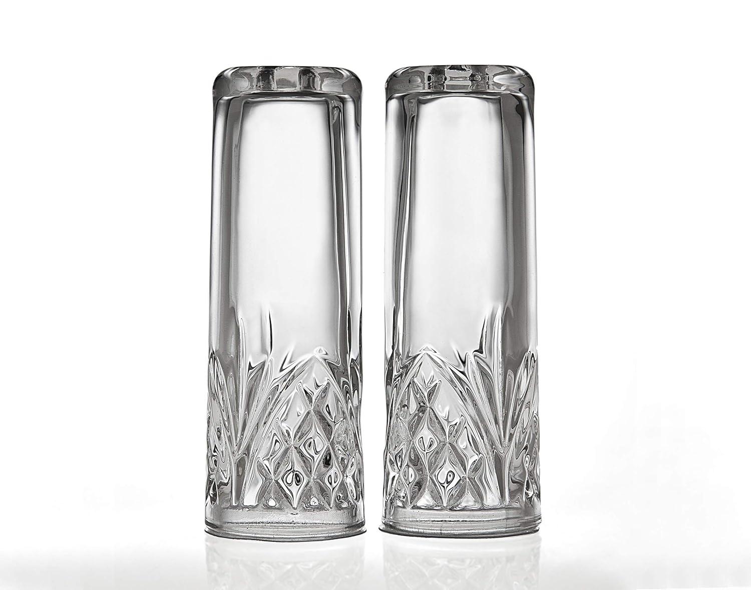 Godinger Silver Art Co Dublin Crystal Salt & Pepper Shaker Set (Set of 2)