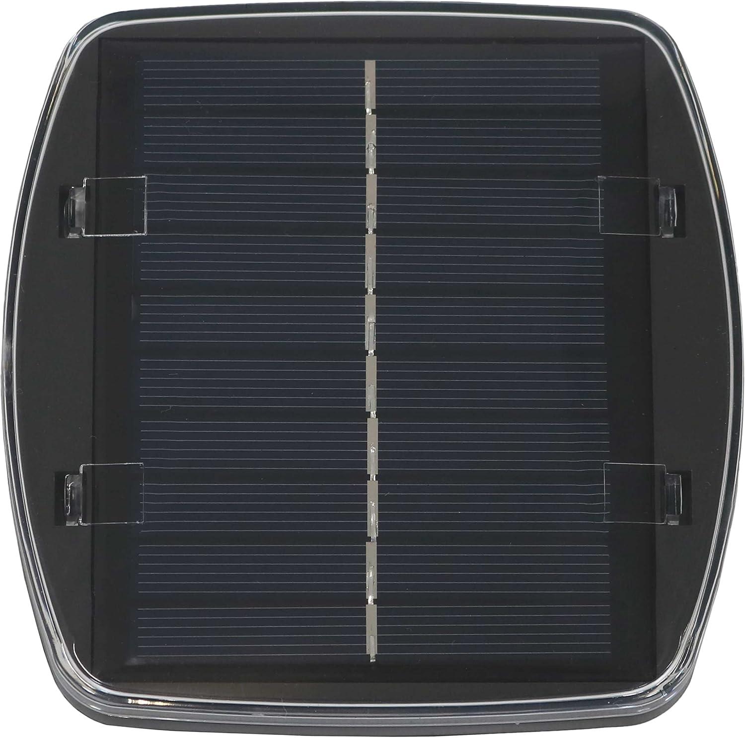 Sunnydaze Outdoor Solution-Dyed Sunbrella Pool Patio Umbrella with Solar LED Light Bars and Tilt - 9' - Navy Blue