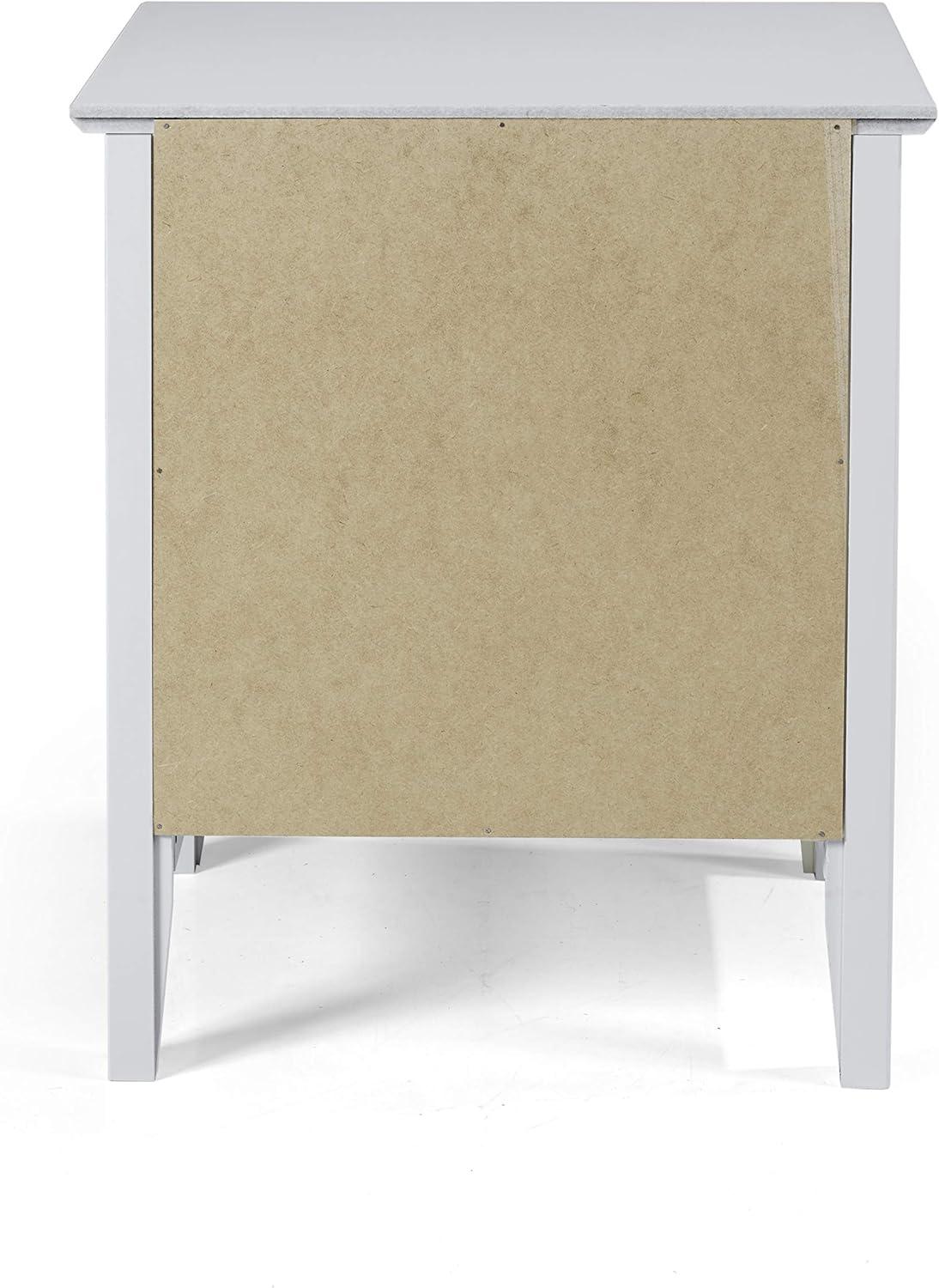 Alaterre Simplicity Nightstand, Dove Gray