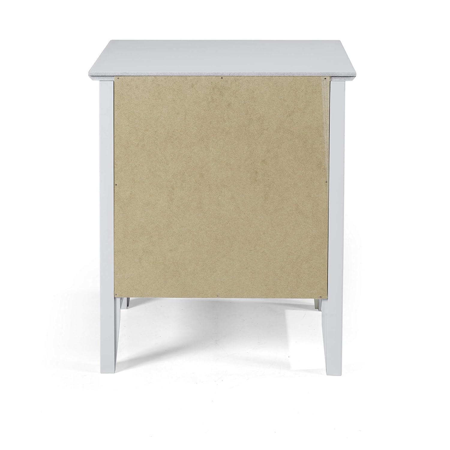 Alaterre Simplicity Nightstand, Dove Gray