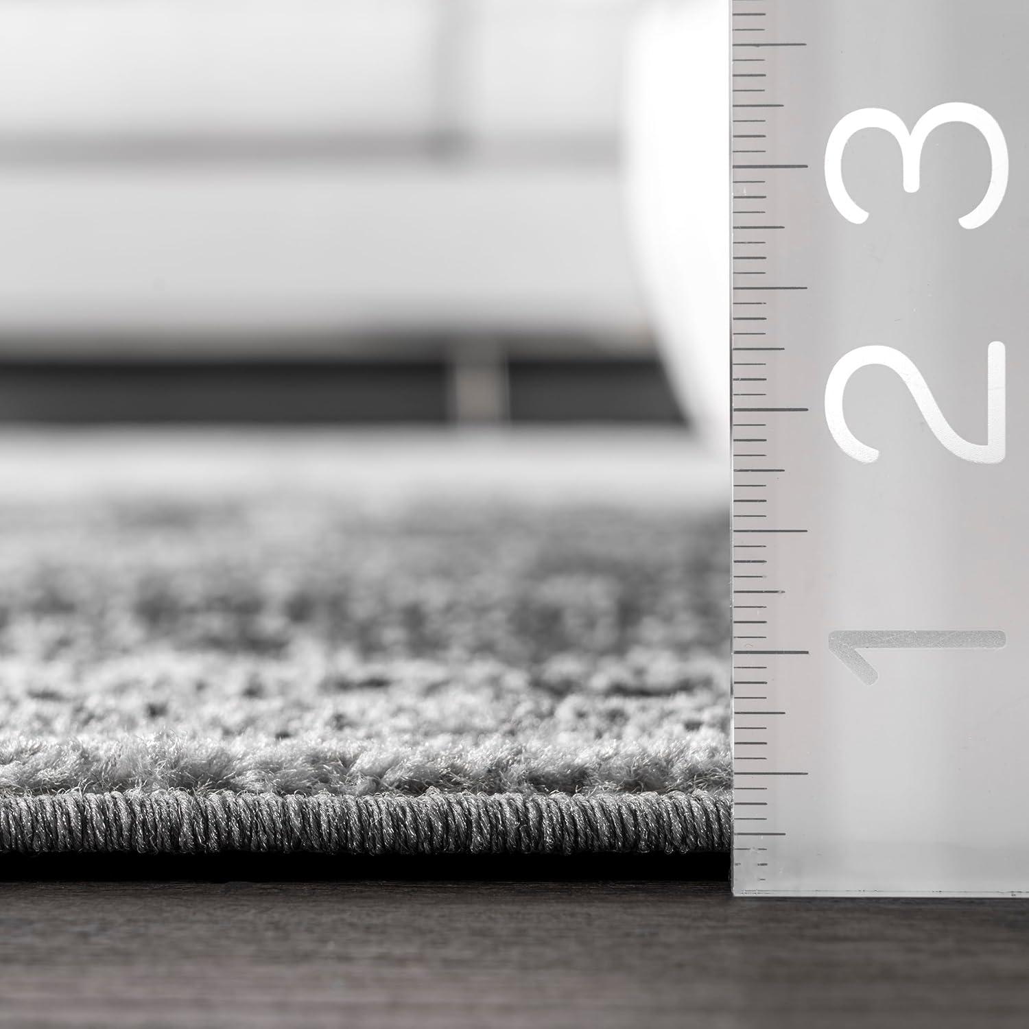 Nuloom Alayna Abstract 9x12 Indoor Area Rug for Living Room Bedroom Dining Room Kitchen, Black/Ivory