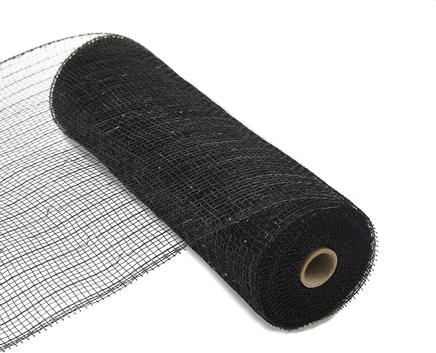 FloraCraft Decorative Mesh 10-inch x 10-yard Black