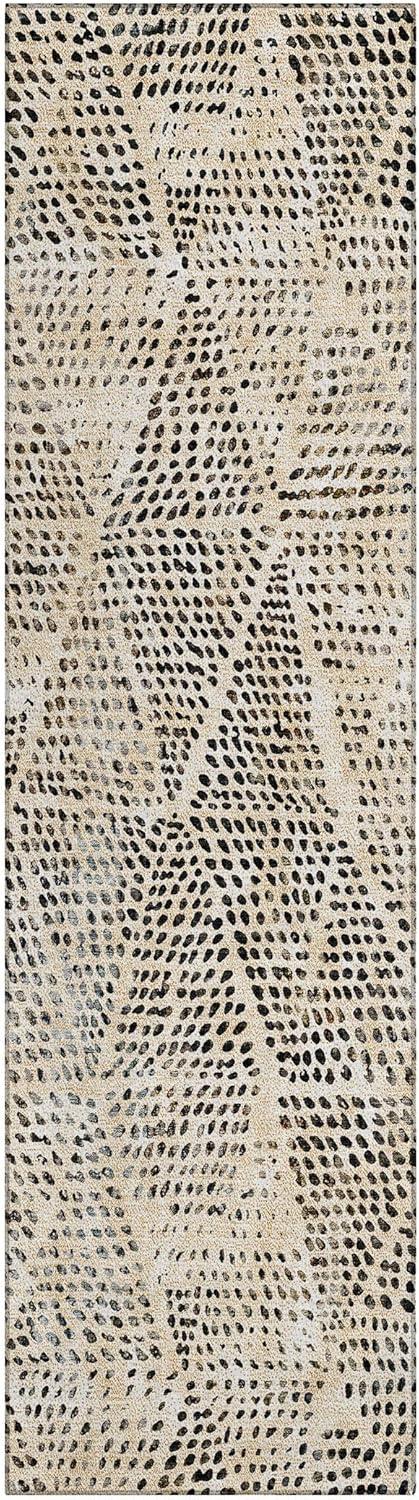 Addison Rugs Chantille Indoor/Outdoor Transitional Diamond Beige Washable Runner Rug, 2'3" x 7'6"