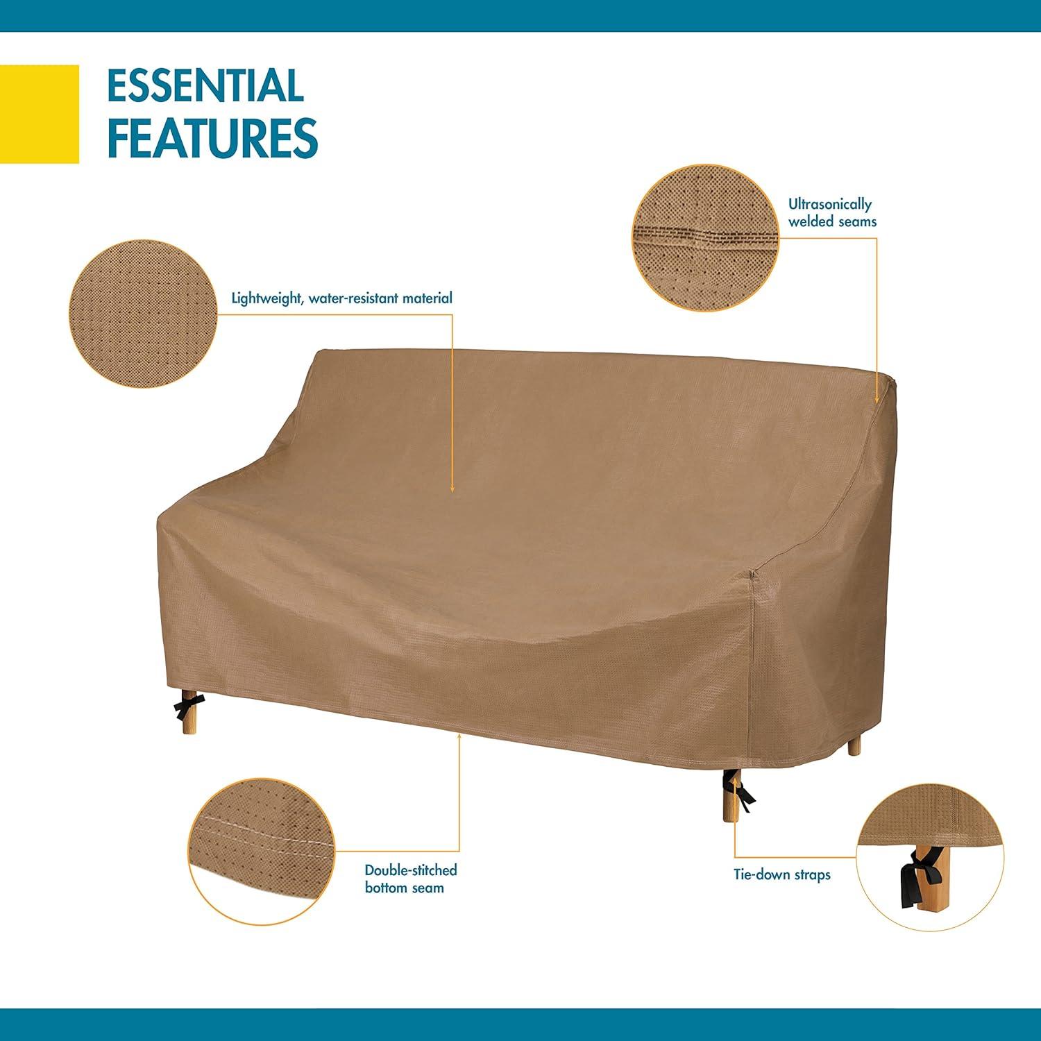Duck Covers Essential Water-Resistant 79 Inch Sofa Cover
