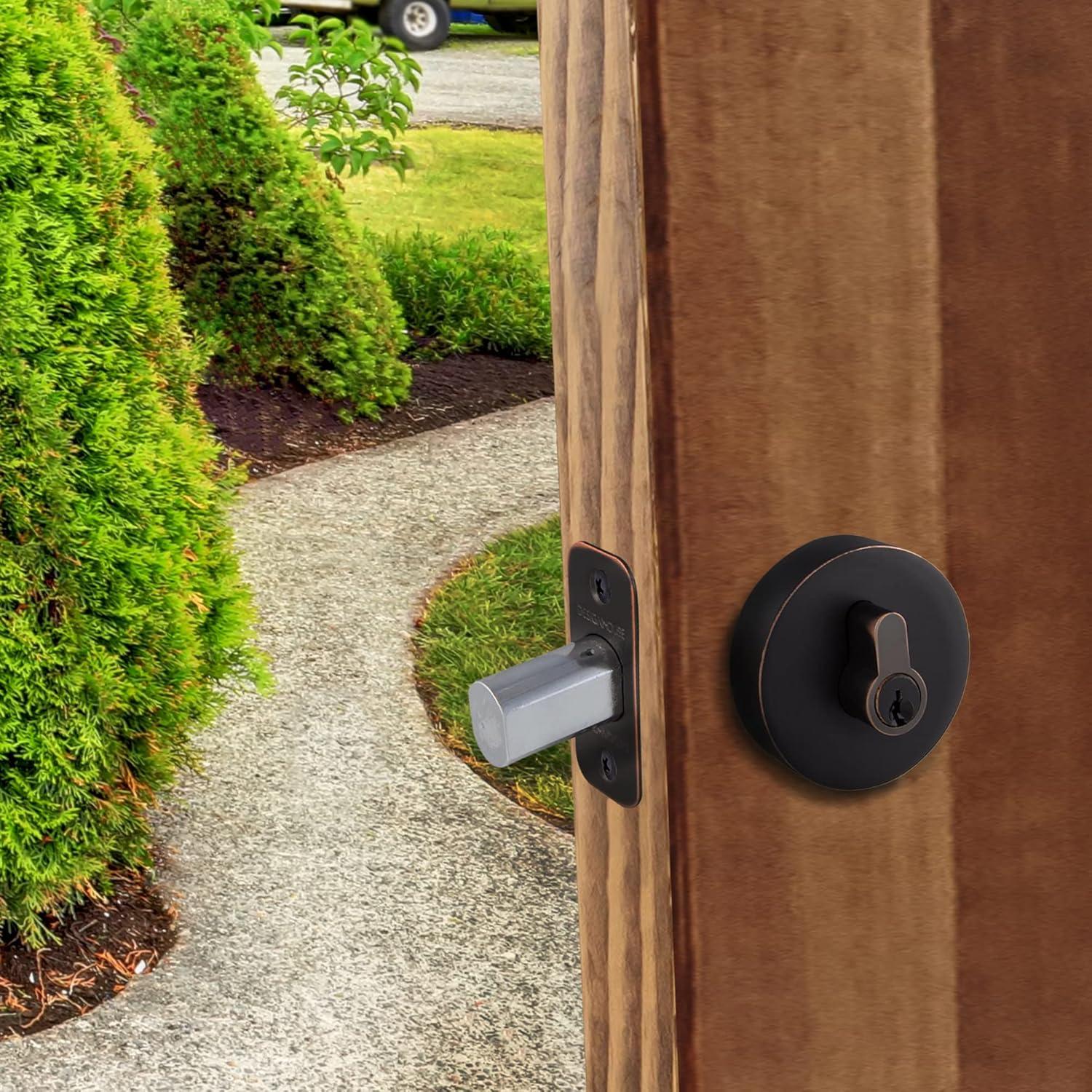 Emblem Single Cylinder Deadbolt