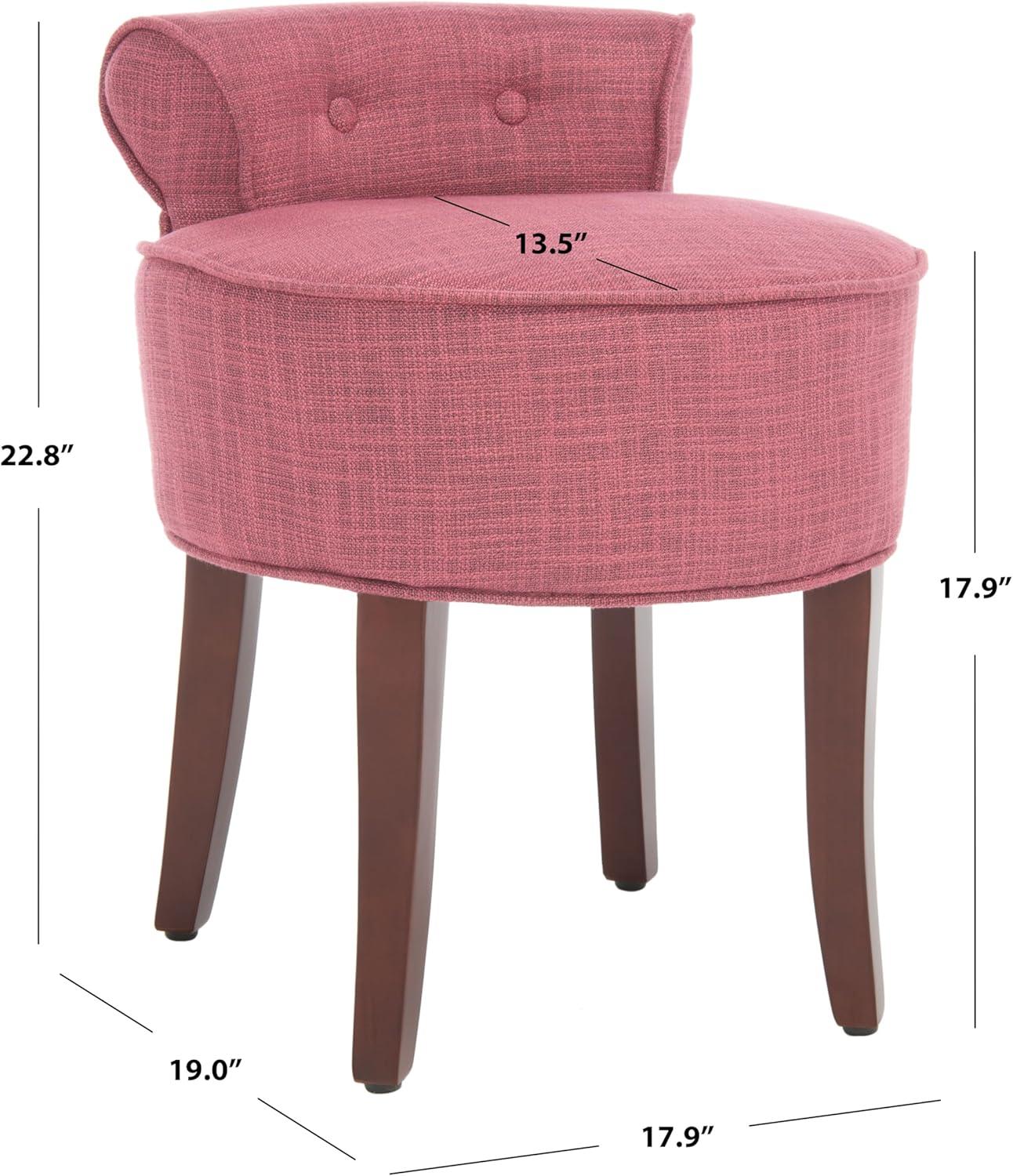 Georgia Vanity Stool - MCR4546 - Rose - Safavieh