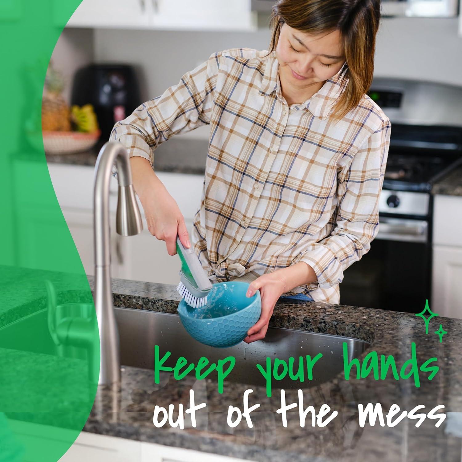 Scotch-Brite Soap Control Brush Scrubber Dishwand, 1 Brush