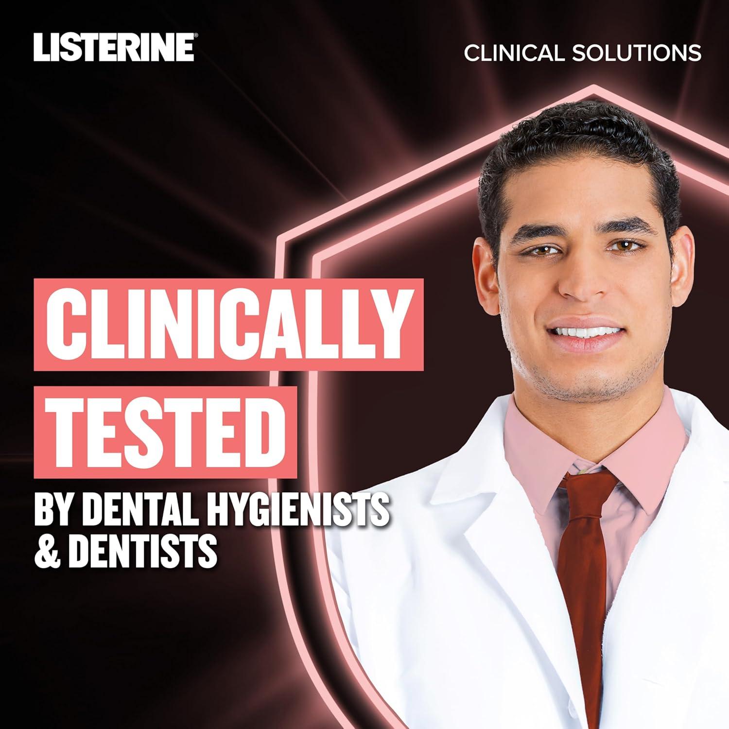 Listerine Clinical Solutions Gum Health Antiseptic Mouthwash Oral Care, 500 mL