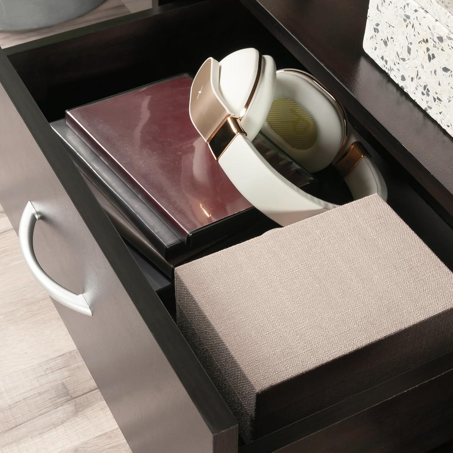 Sauder Beginnings TV Stand for TV's up to 46", Cinnamon Cherry Finish