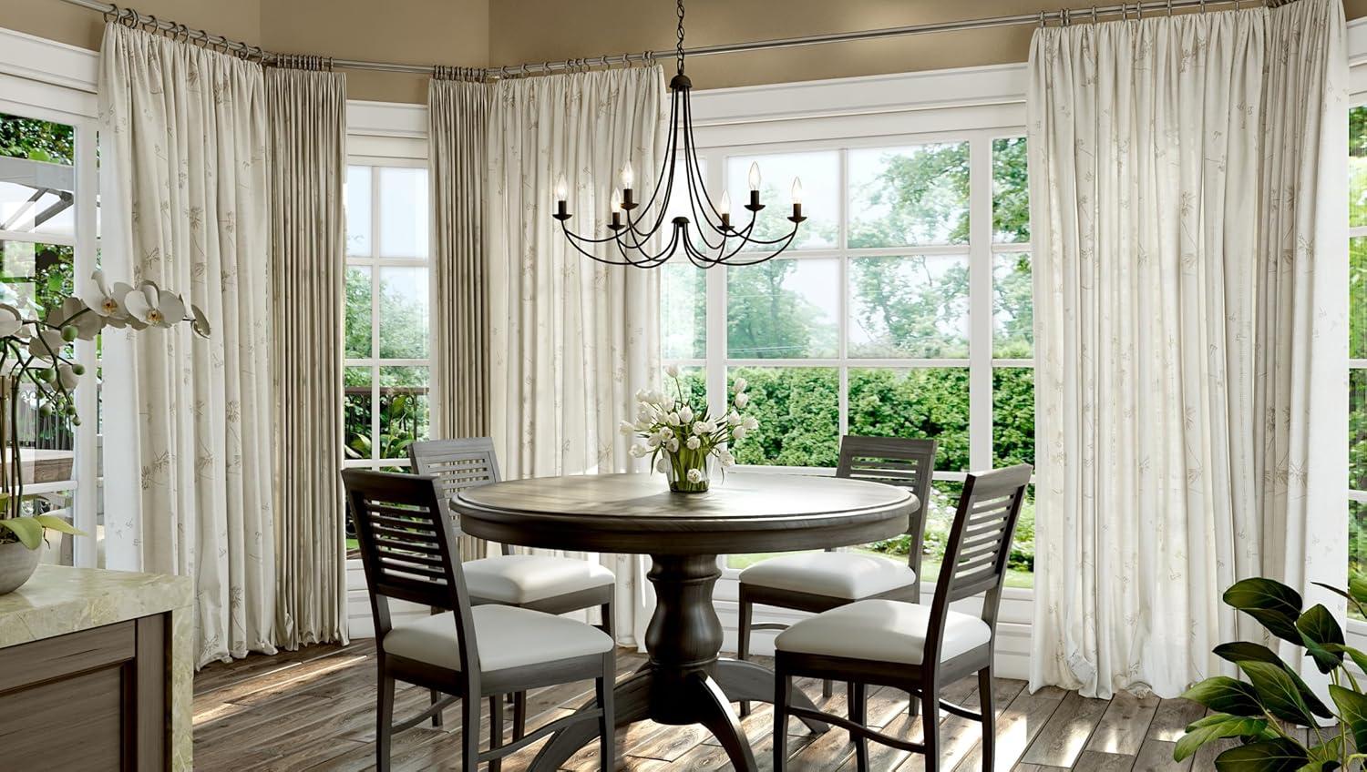 Quoizel Lighting Mirren 6 - Light Chandelier in  Imperial Bronze