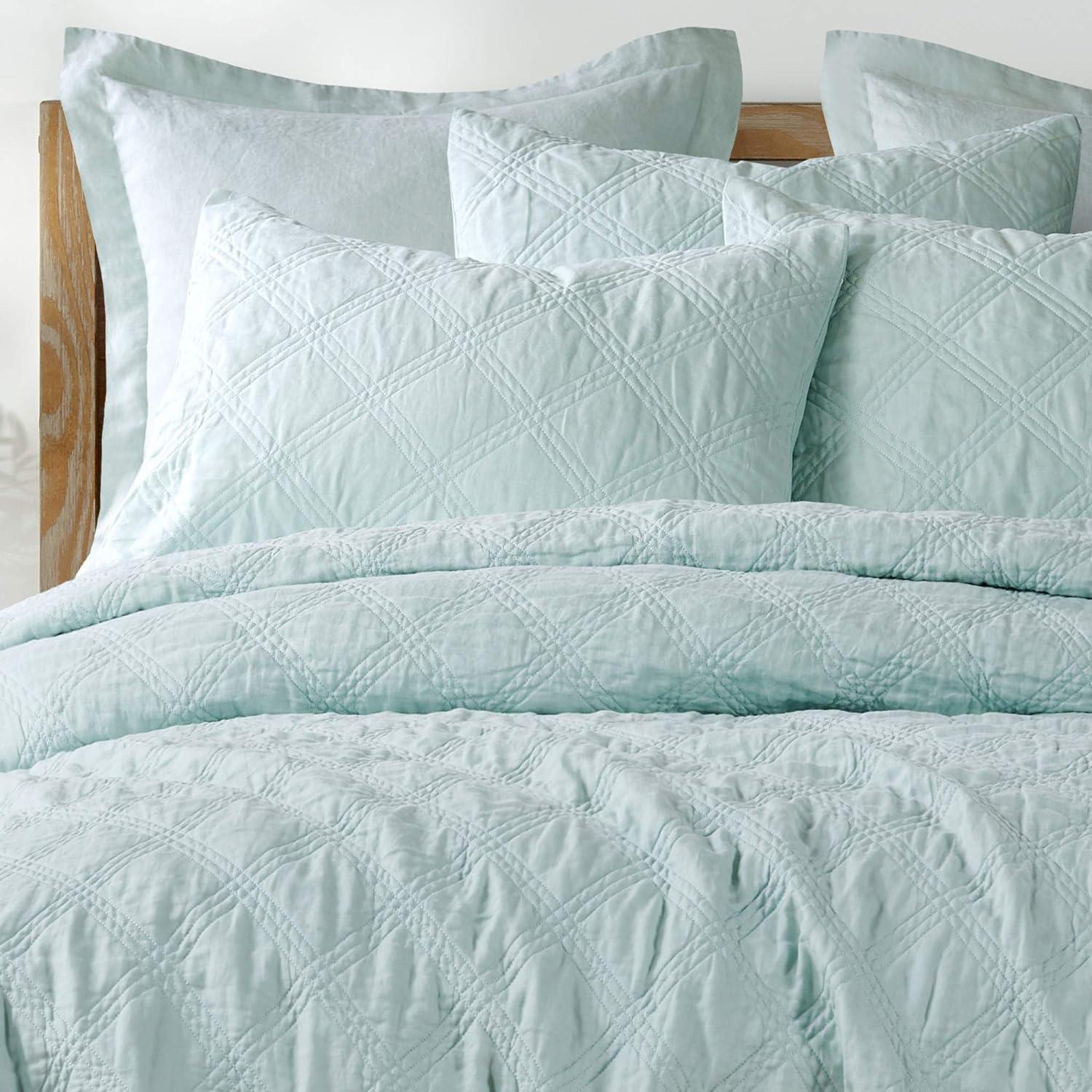 Levtex home Washed Linen Spa Quilt