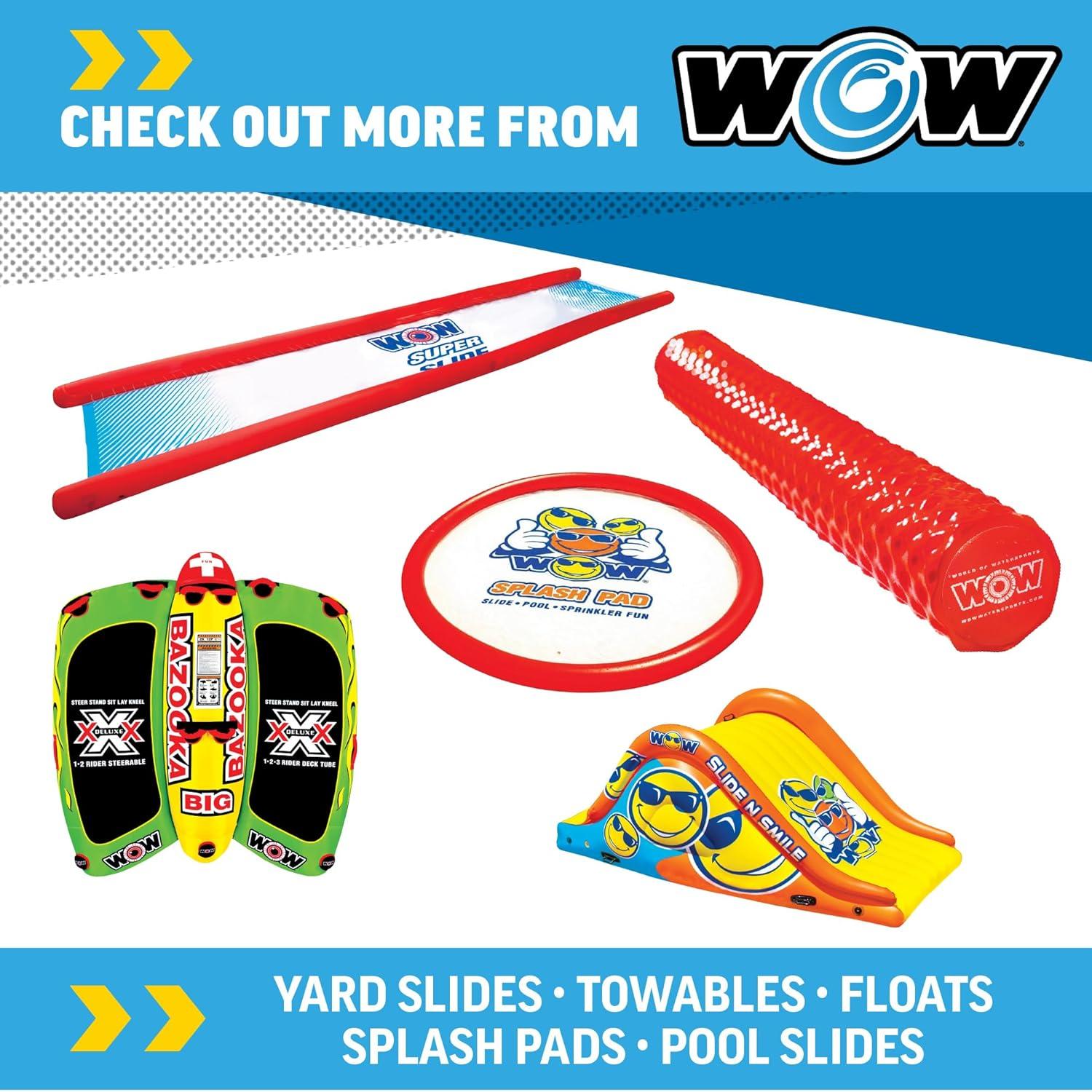 WOW Sports First Class Dipped Soft Foam Pool Noodle World of Watersports, 46 Inches Long - Purple (17-2070P)