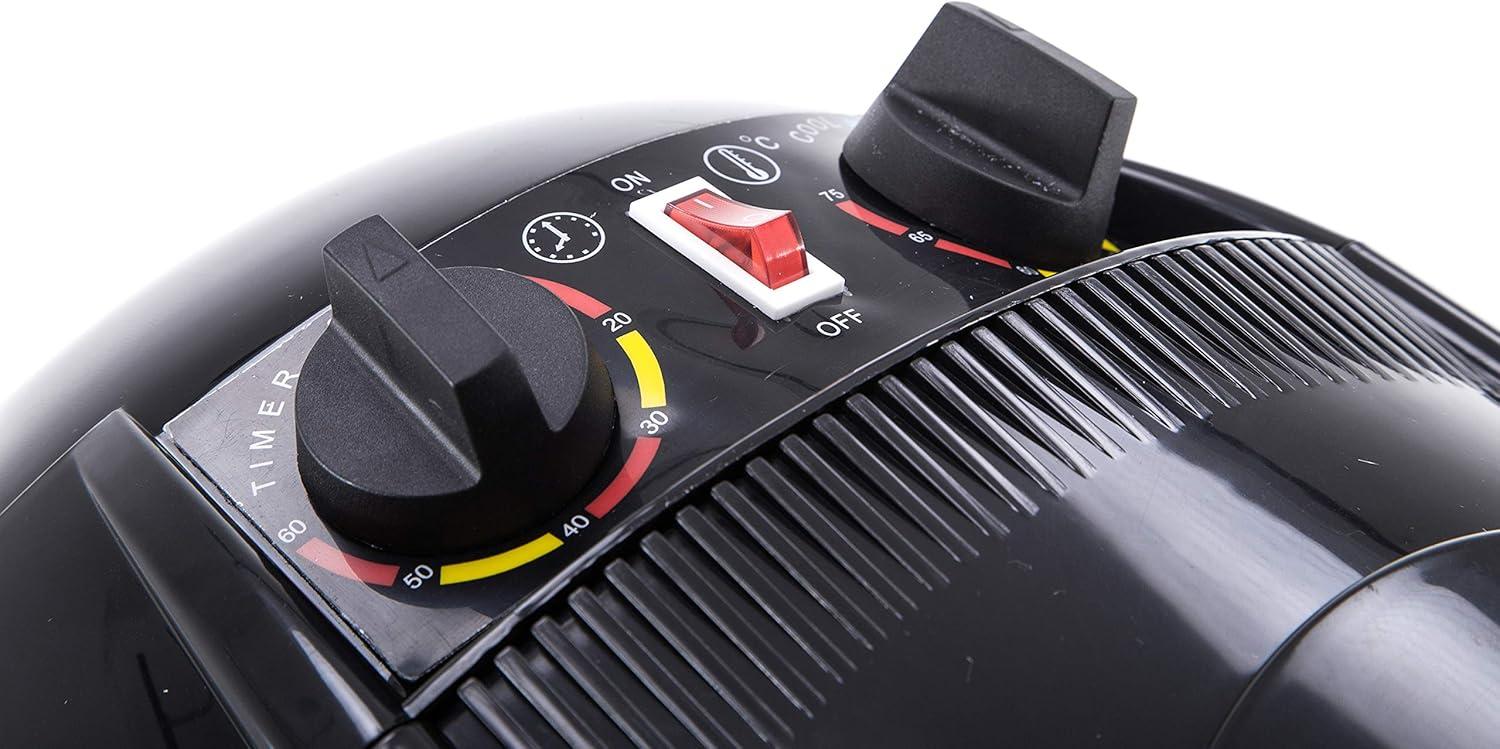 BarberPub Adjustable Bonnet Hood Hair Dryer with Wheel