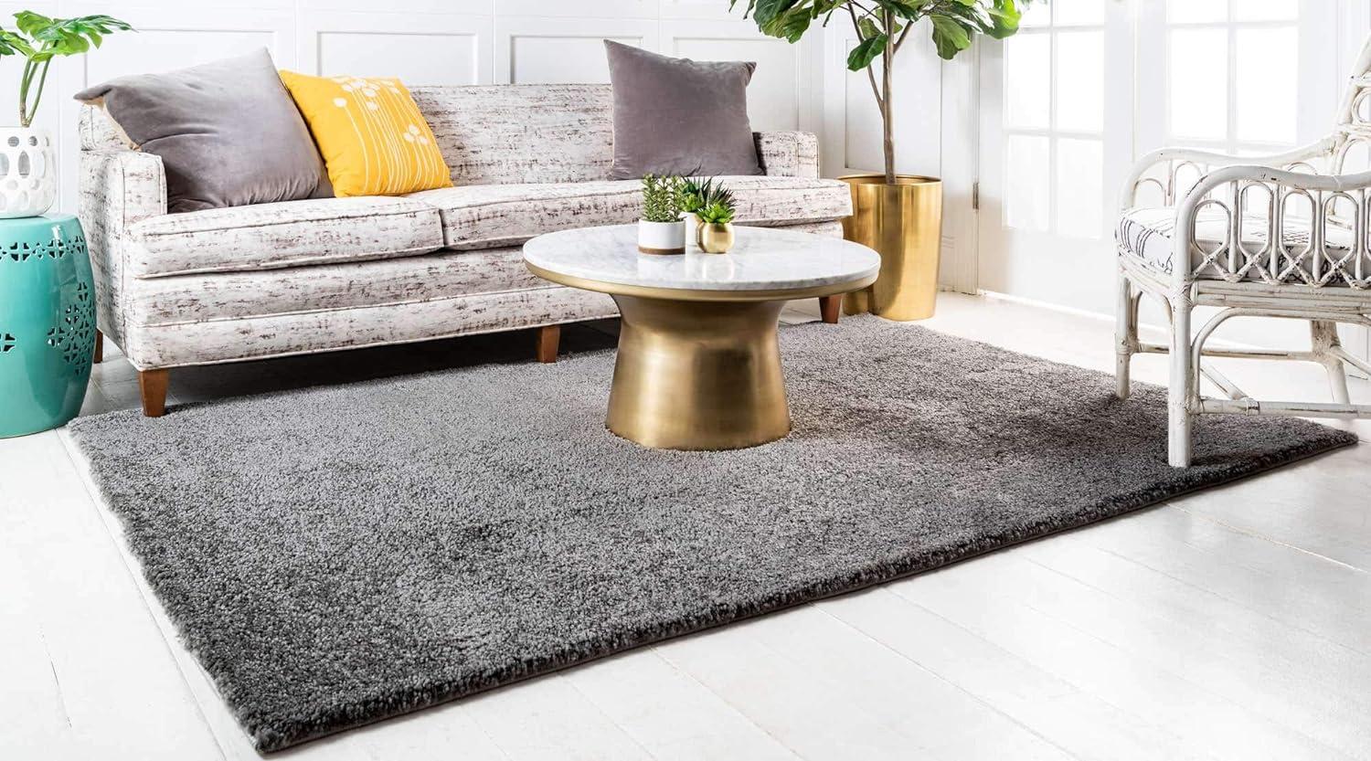 Unique Loom 2' 2 x 3' 0 Solo Calabasas Gray Area Rug