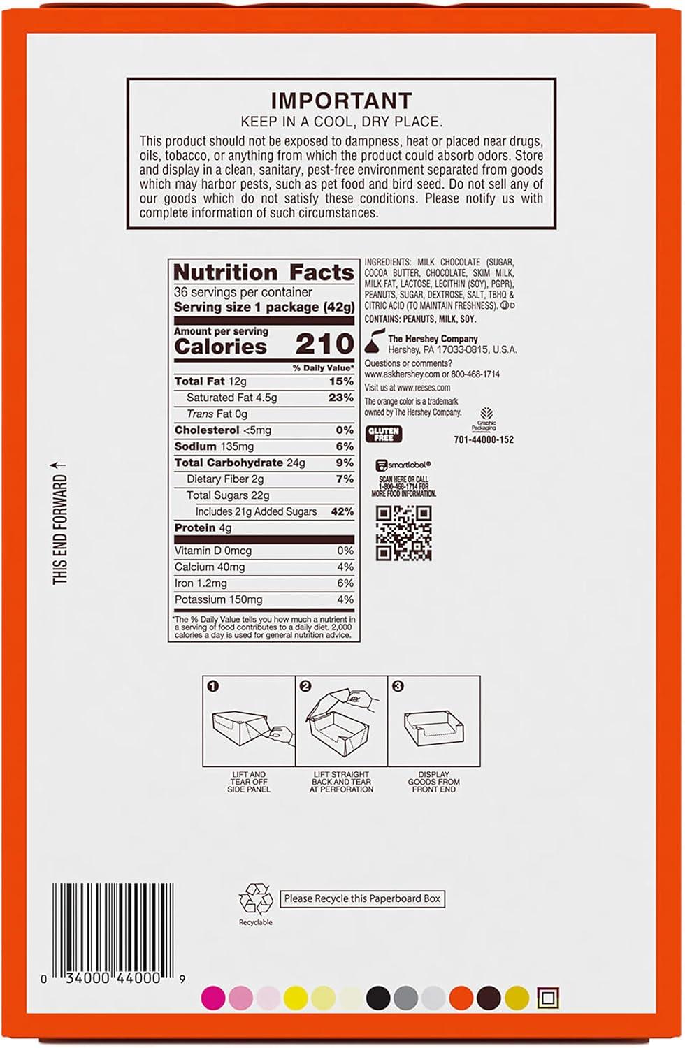 Reese's Peanut Butter Cups - 60.8oz