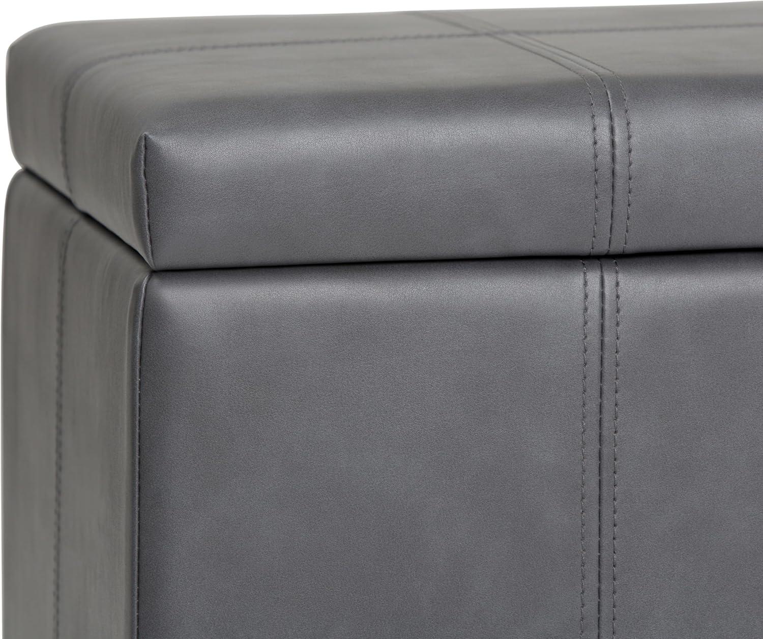 Simpli Home Dover Storage Ottoman Bench,Assembled