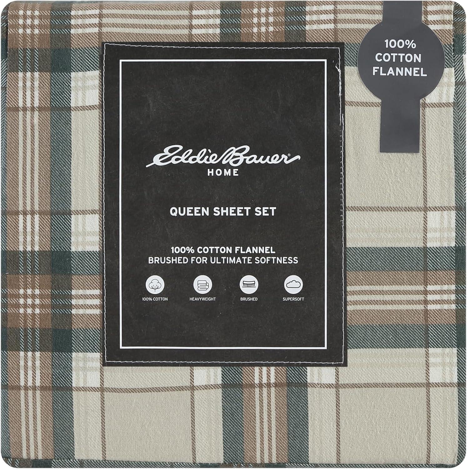 Eddie Bauer Eddie Bauer Cozy Cotton Flannel Sheet Sets