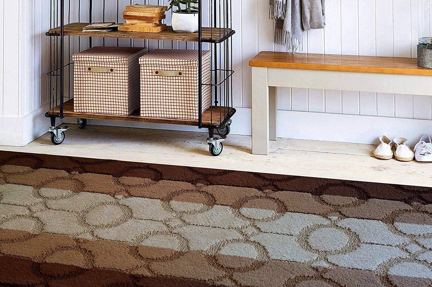 Custom Size Hallway Runner Rug Grey Color 31 inch Wide Select Your Length Non-Slip (Skid Resistance) Rubber Backing 9 feet x 31 inch