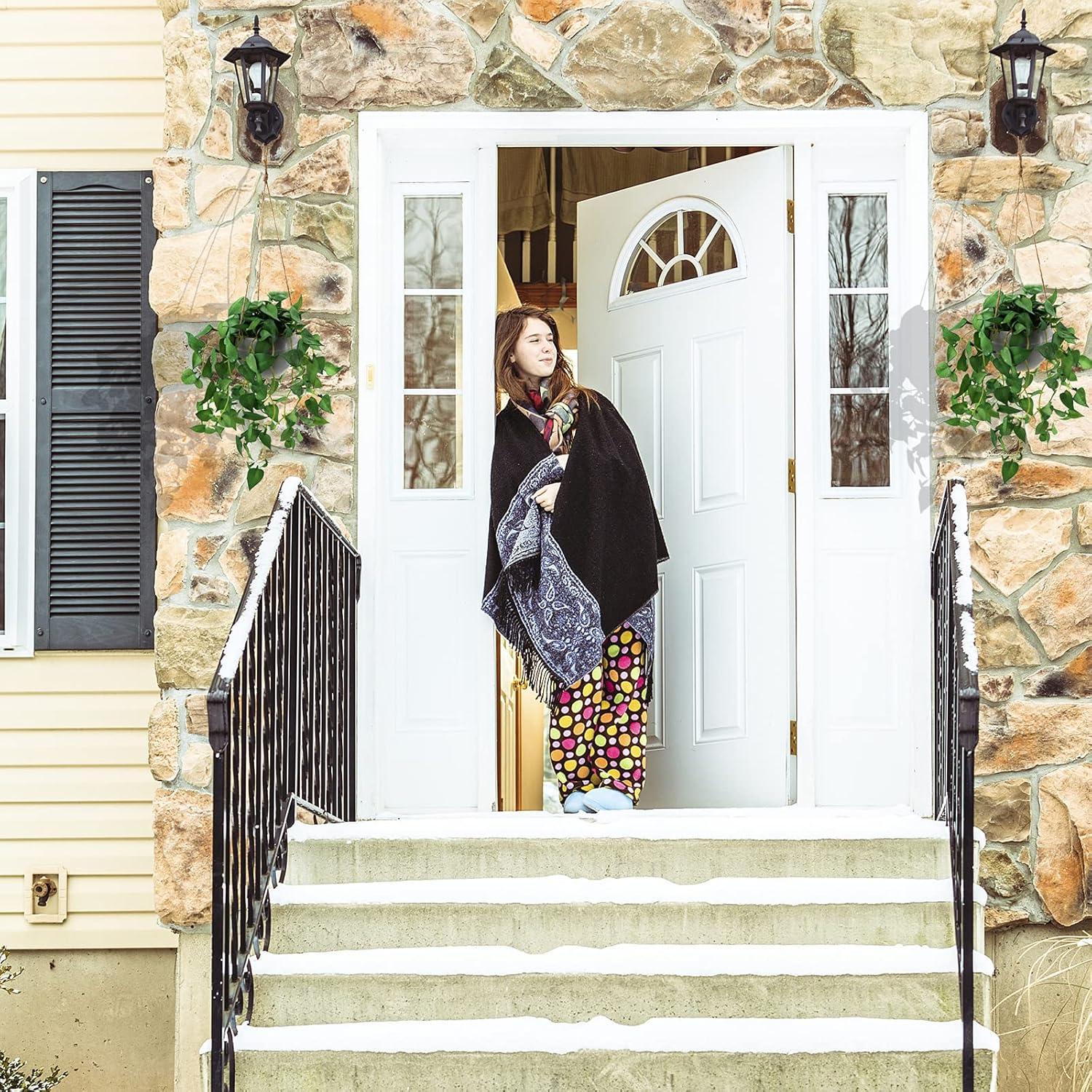 Hanging Plant Fake Plants with Pots, 2 Pack Artificial Plants, Faux Anthurium Leaf Basket for Wall Home Room Indoor Outdoor Decor