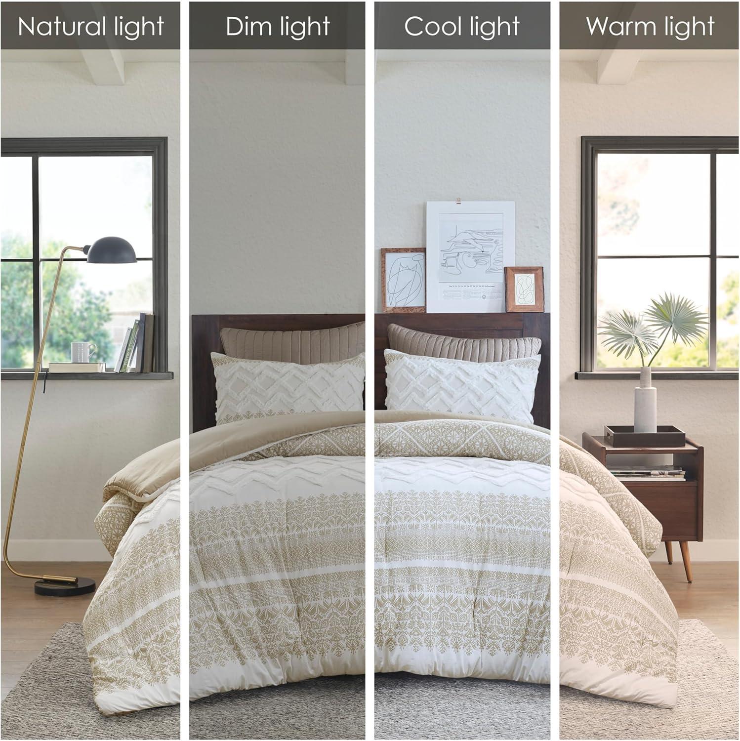 INK+IVY Mila Cotton Duvet Cover Set with Chenille Tufting & Reviews | Wayfair