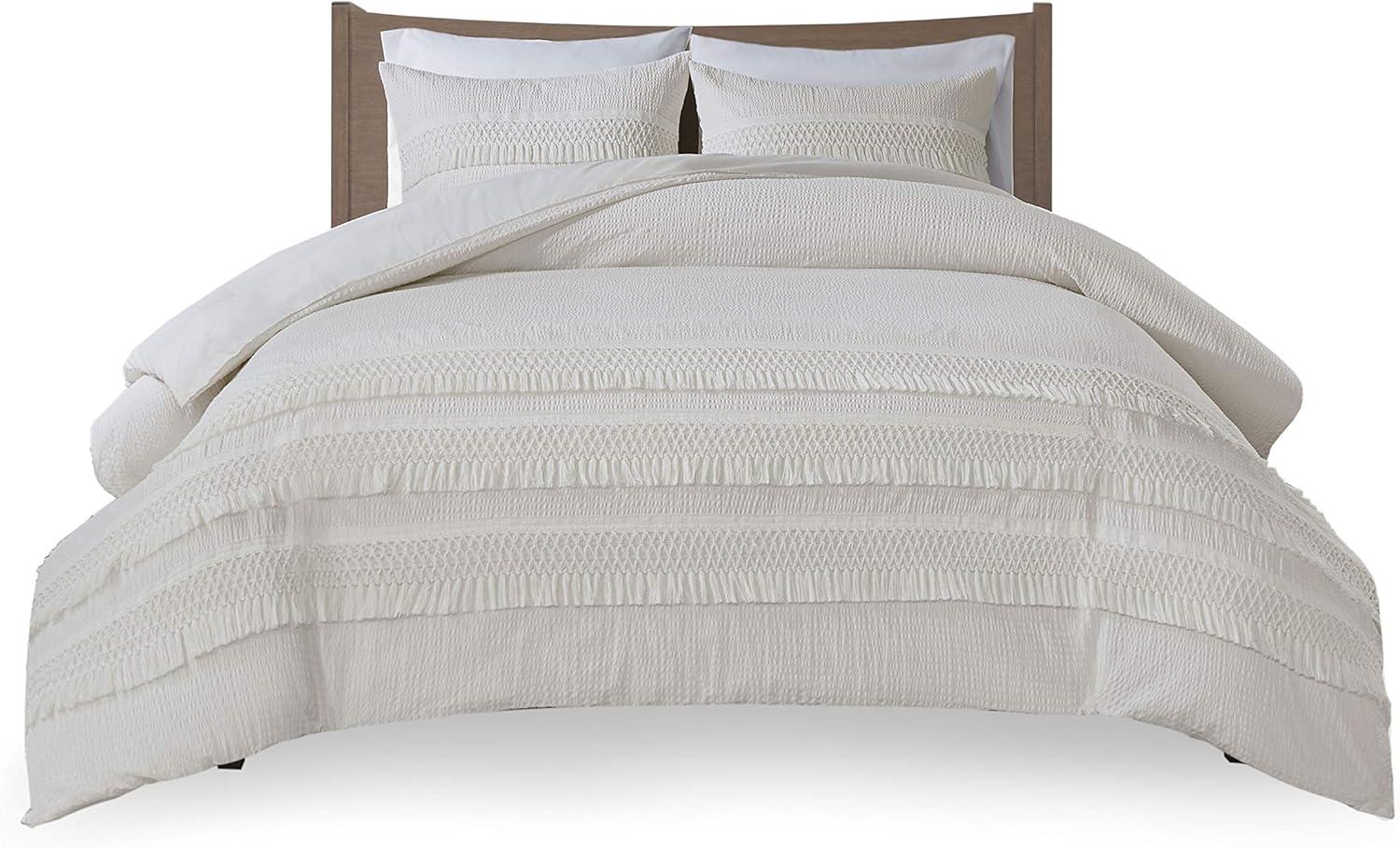 Kelly Clarkson Home Hugo Cotton Seersucker Duvet Cover Set
