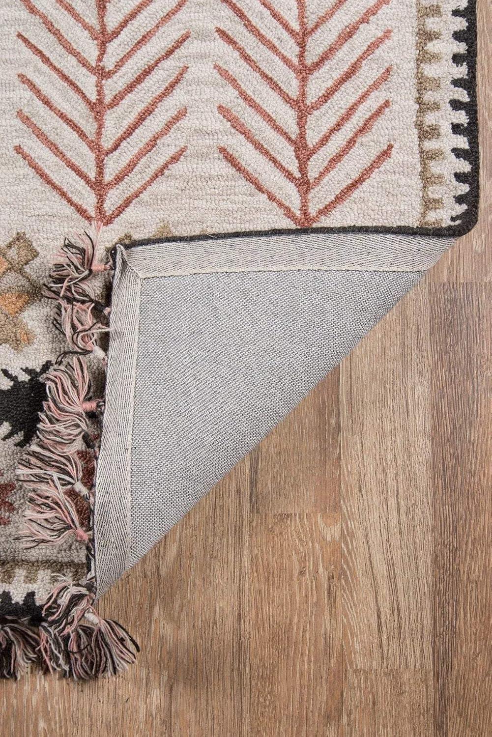 Momeni Tahoe Wool Hand Tufted Multi Area Rug 5' X 8'