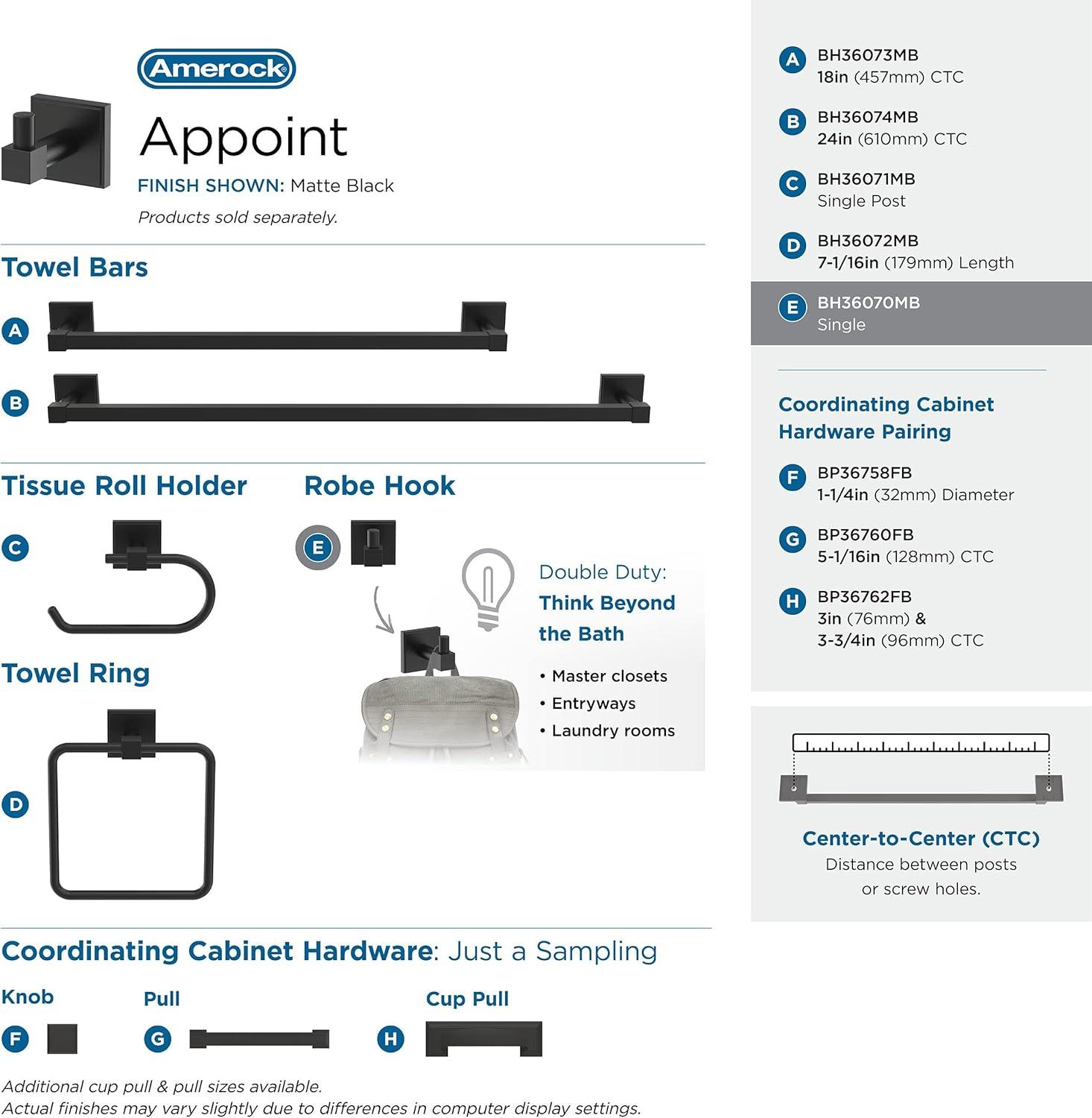 Appoint Wall Mounted Robe Hook