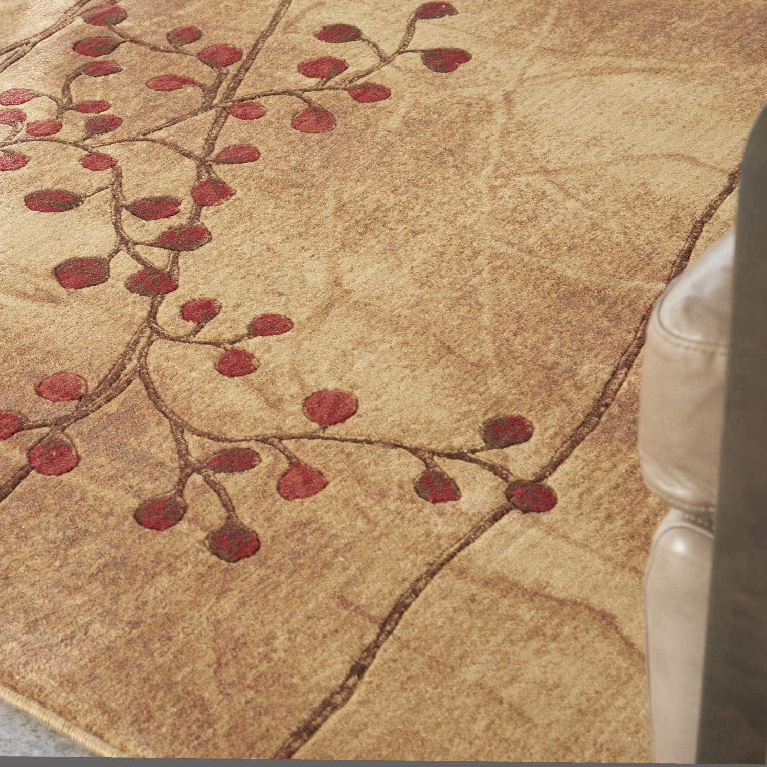 Nourison Somerset Latte Area Rug ST74 3'6" x 5'6"
